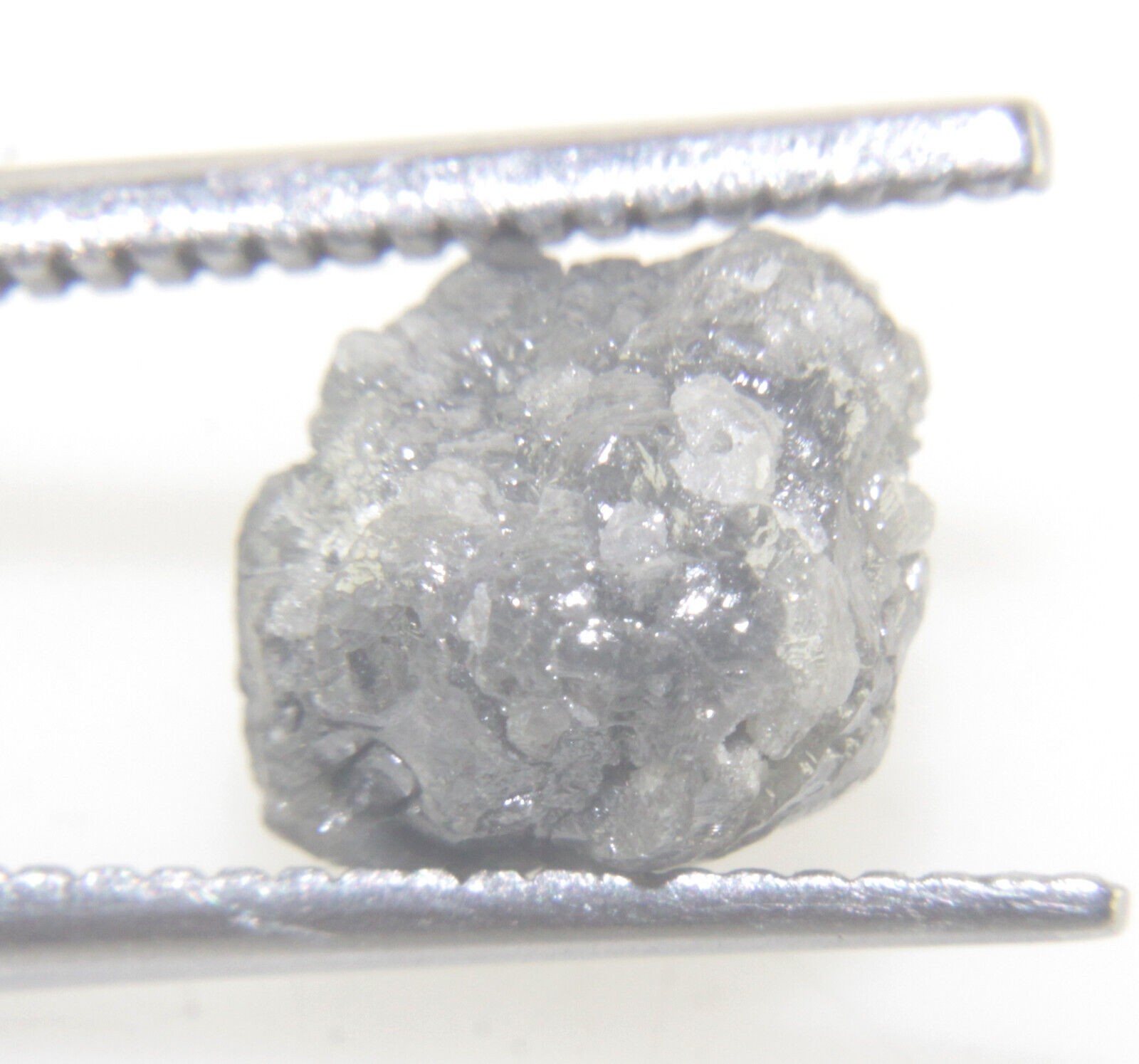 3.74 CTS NATURAL RAW UNCUT GRAY ROUGH DIAMOND 10.10×8.67×6.88 MM