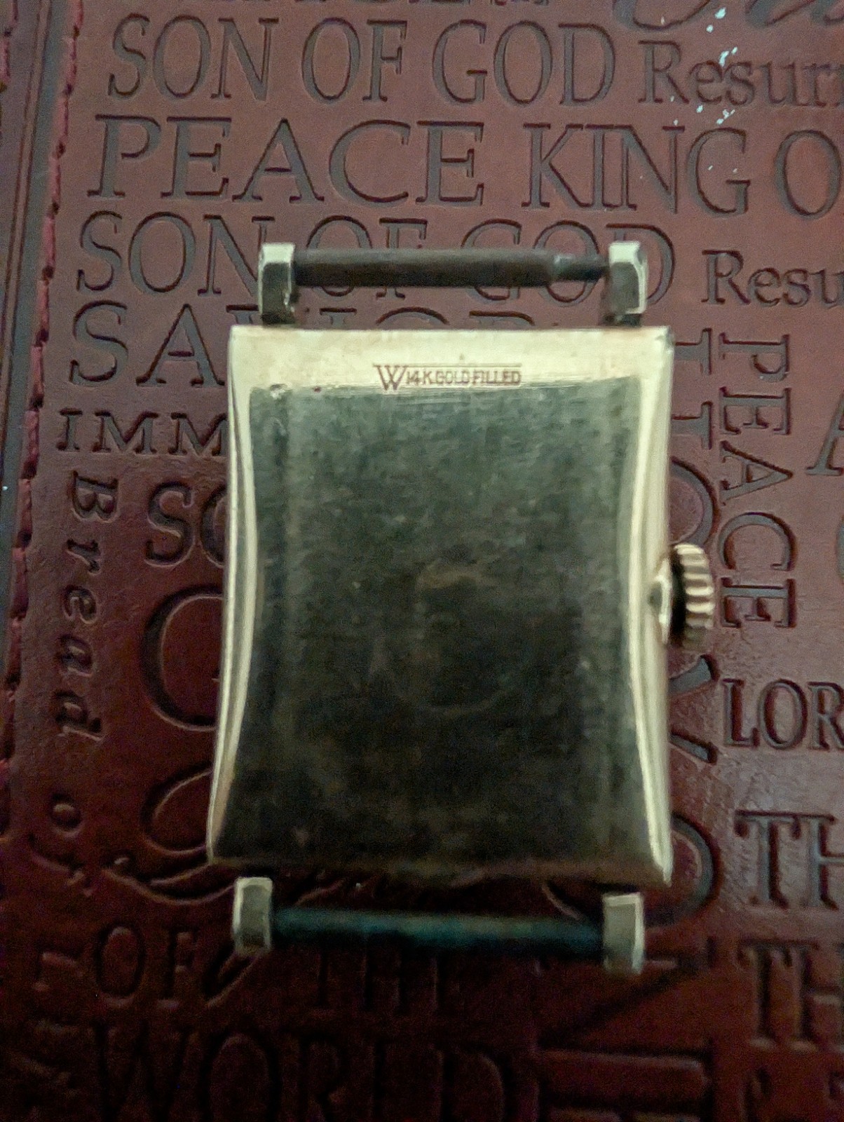 Hamilton Vintage Rectangular Gold Filled Manual Wind Watch, 17J Subdial