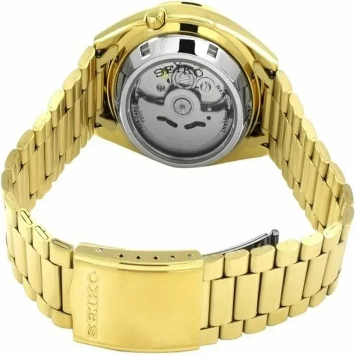 Seiko 5 Sports SNXS Series SNXS80K1 Automatic Gold Dial 37.4mm Men’s Watch