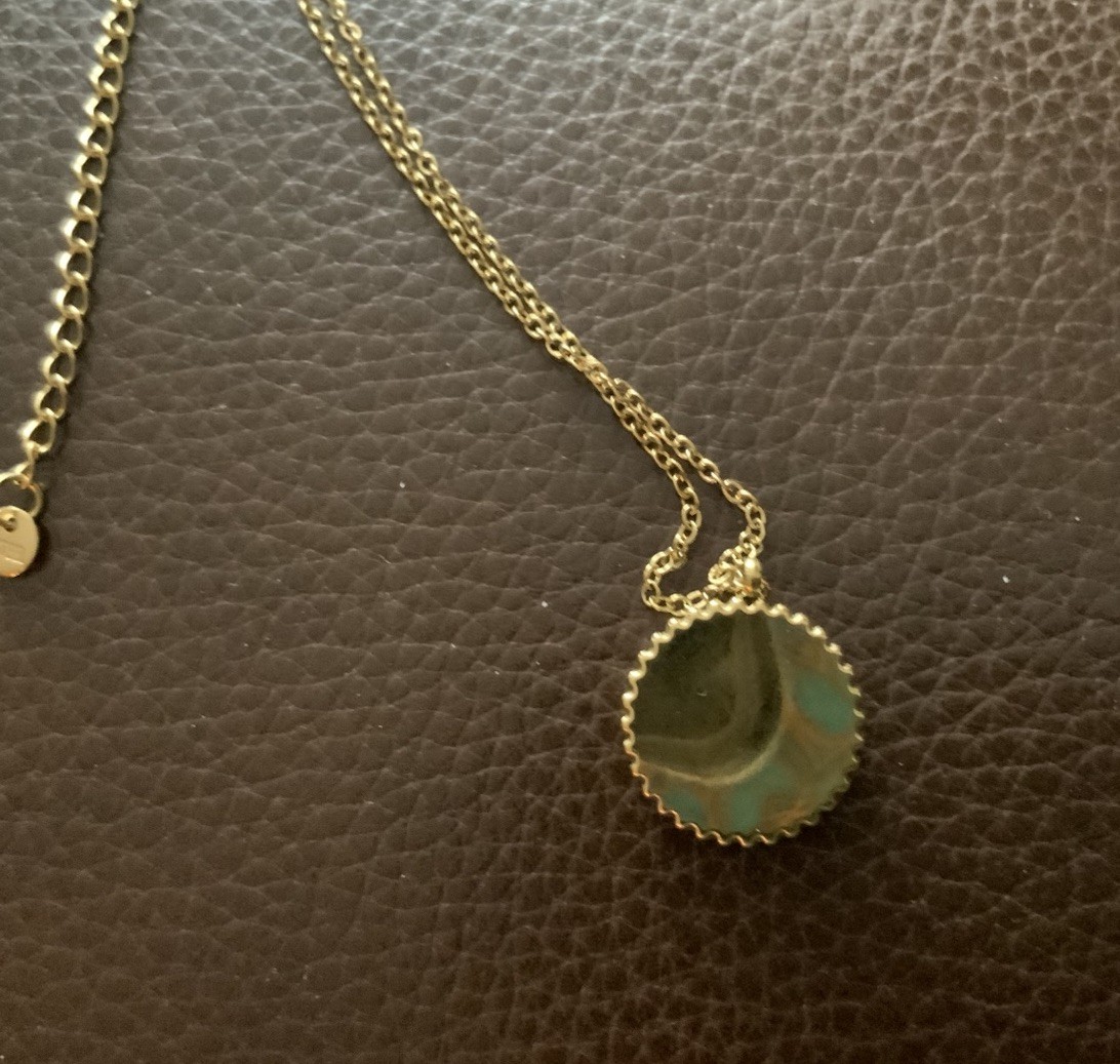 Anthropologie Gold Sunburst Necklace Medallion Celestial Sun Athena Boho Mandala