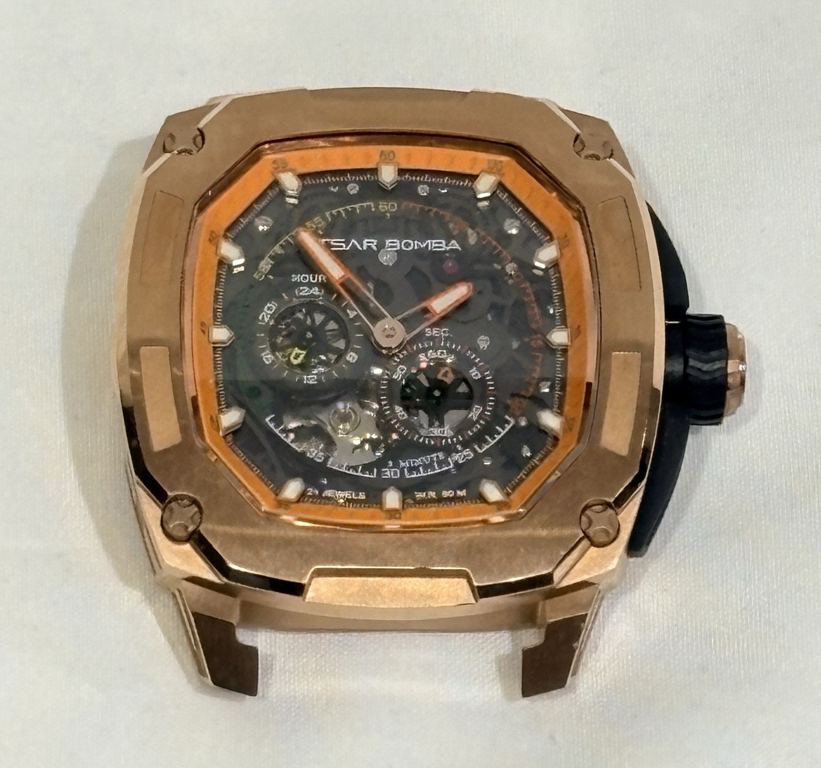 Tsar Bomba Dark Matter Automatic Interchangeable Watch TB8601 Box and Papers