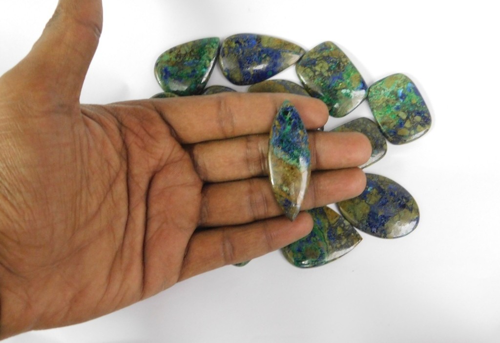 Fancy Shattuckite Cabochon Gemstone For Making Jewelry Wholesale Lot 71334