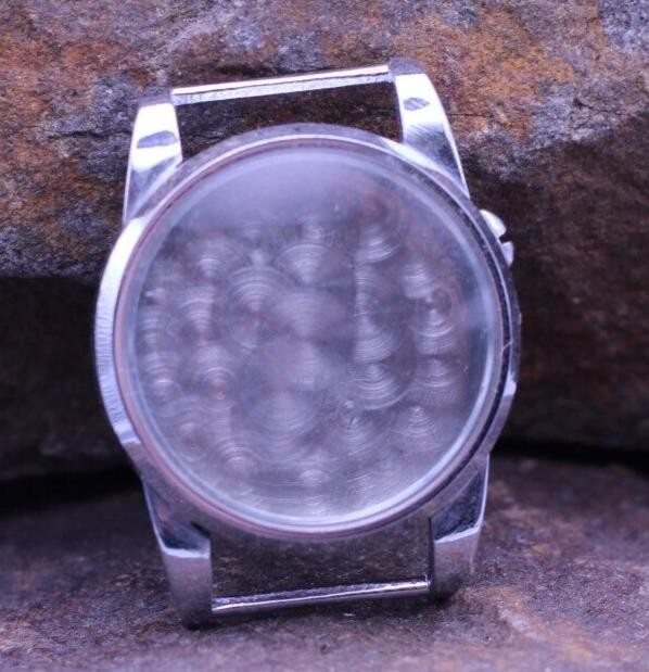 SWISS WRIST WATCH CASE NOS FON STAINLESS STEEL 27.6x36mm CASE 14.7mm LUG (DL)
