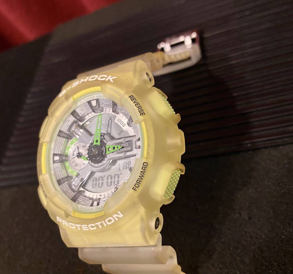 () CASIO G SHOCK GA 110LS Skeleton Yellow 2020 MODEL G Shock Quartz CASIO
