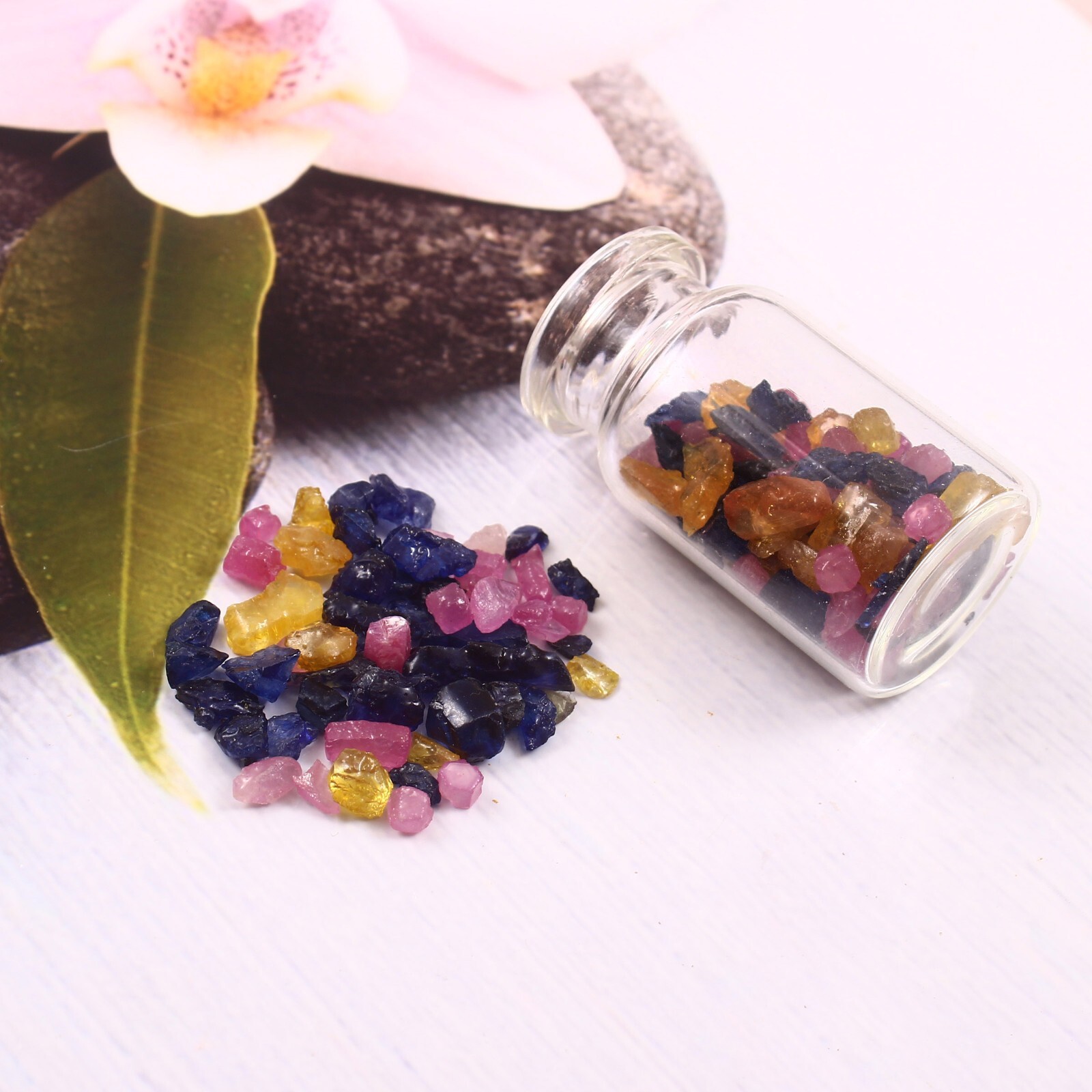 Natural Thailand Multi Mix Facet Grade Sapphire & Ruby Gemstone Rough Lot 200 Ct