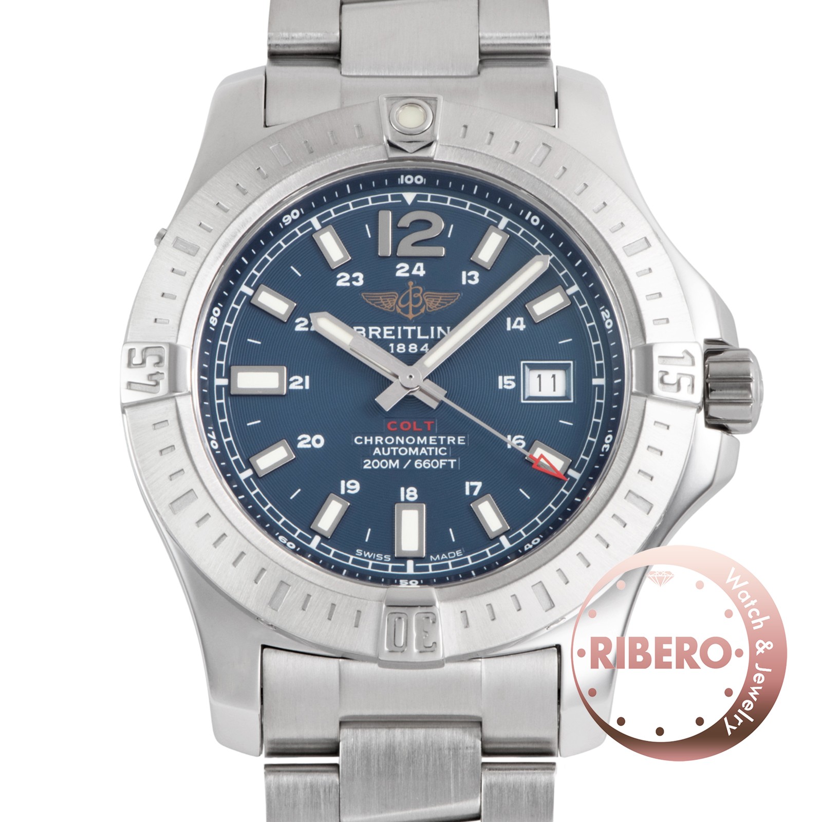 BREITLING Colt GMT A173C06PCS(A17388) Watches Stainless Free Shipping with Box