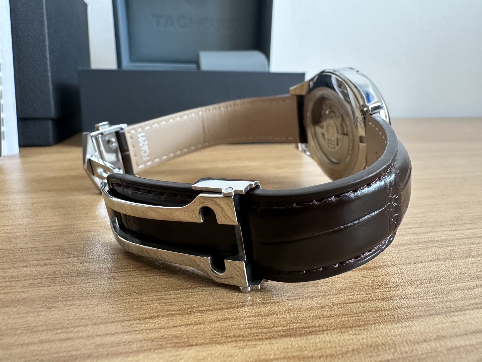 TAG Heuer Carrera Calibre 5 Automatic 41mm WAR201B.FC6291 Leather Band