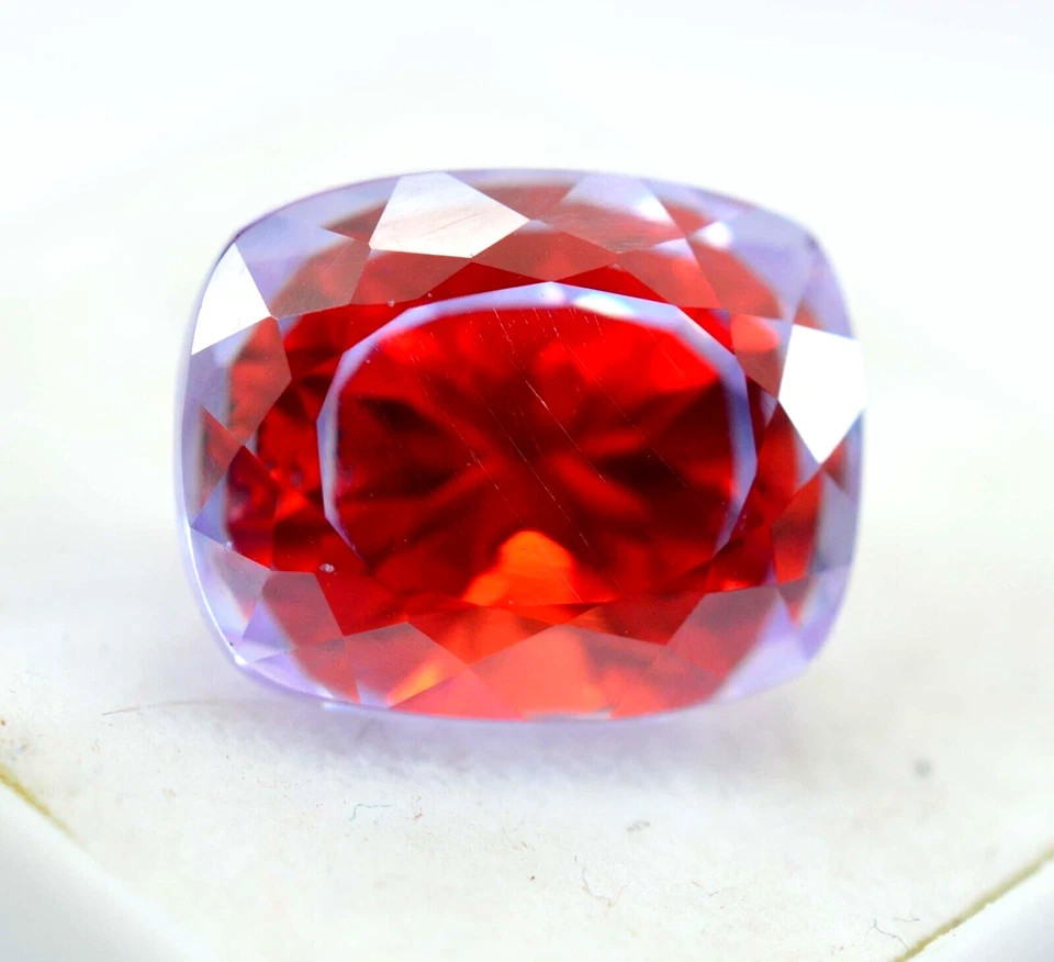 Natural Pitambari Sapphire 10 Ct+ Cushion Cut Bi-Colour Loose Gemstone Certified