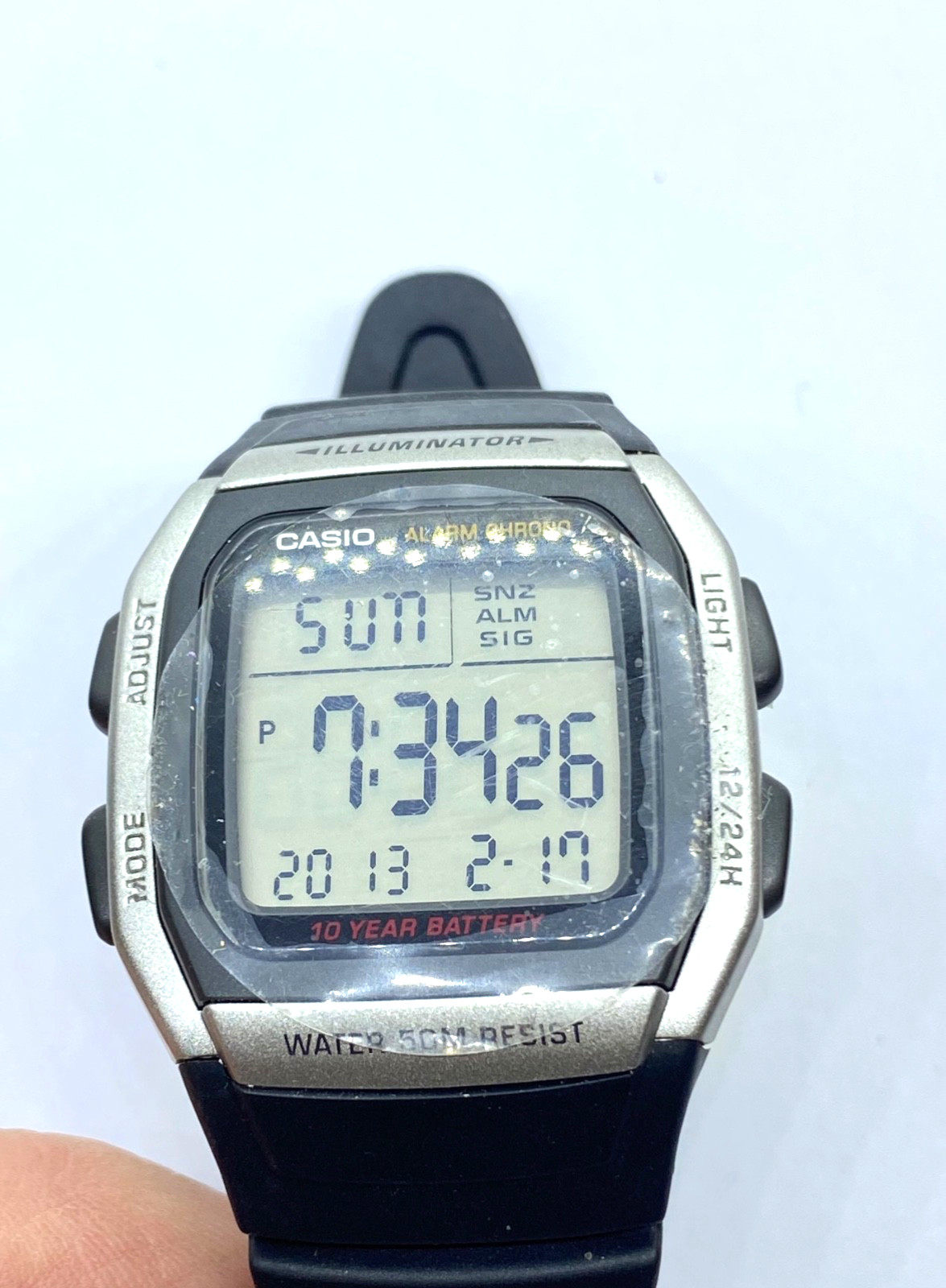 New CASIO W-96H-1AVES Men’s Digital Watch, Alarm, Light