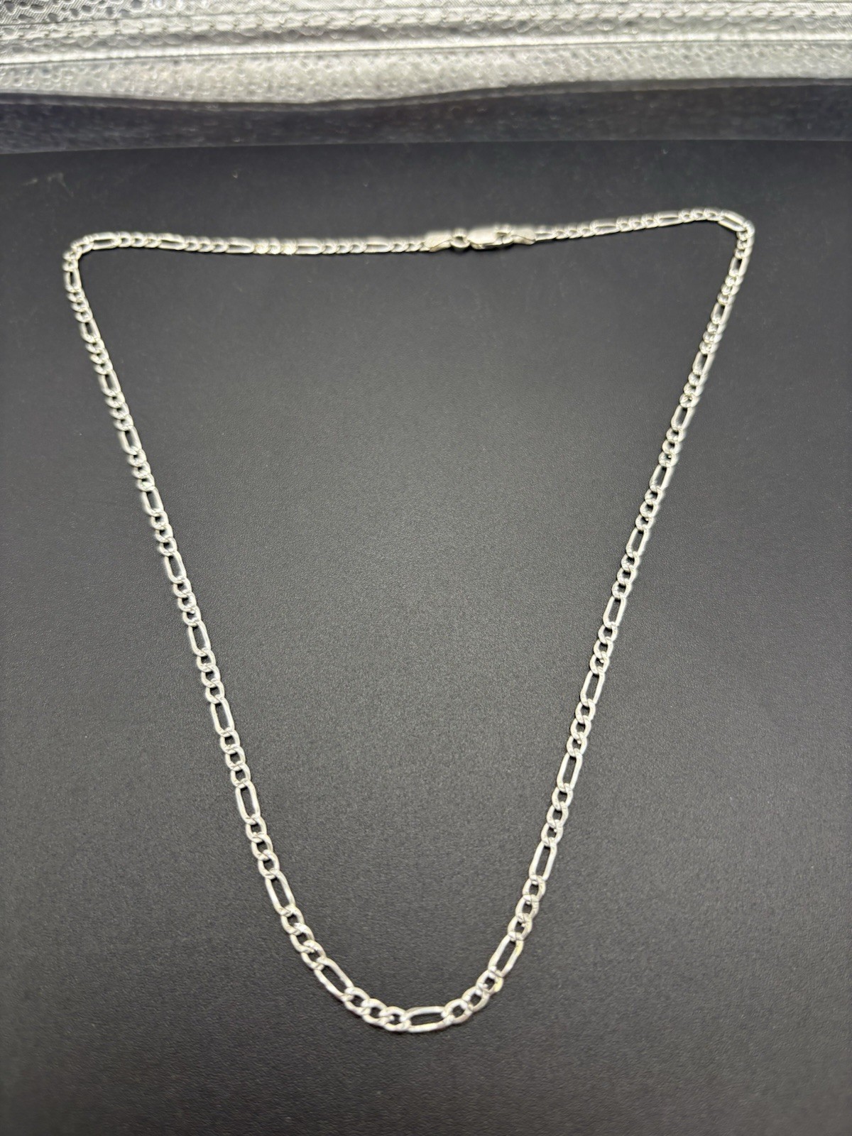 18″ Sterling Silver Fígaro Chain Necklace 2.75MM 5 Grams D7