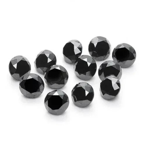 Loose BLACK Moissanite Diamond LOT 1.50 MM D , IF 70 PCS Approx. Certified