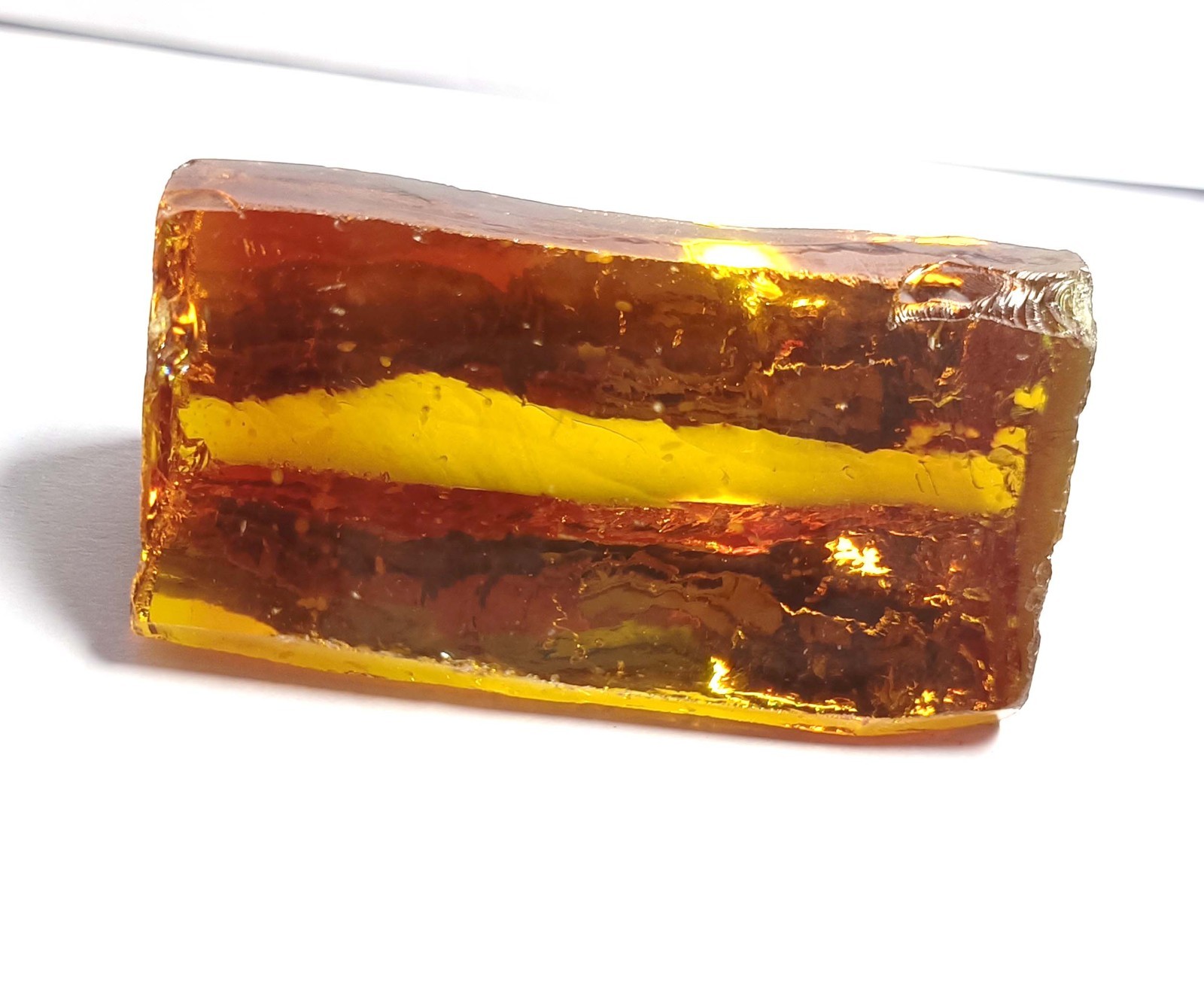 Amazing 860 Ct Natural Yellow Sapphire Rough Transparent Loose Gemstone 6JDW