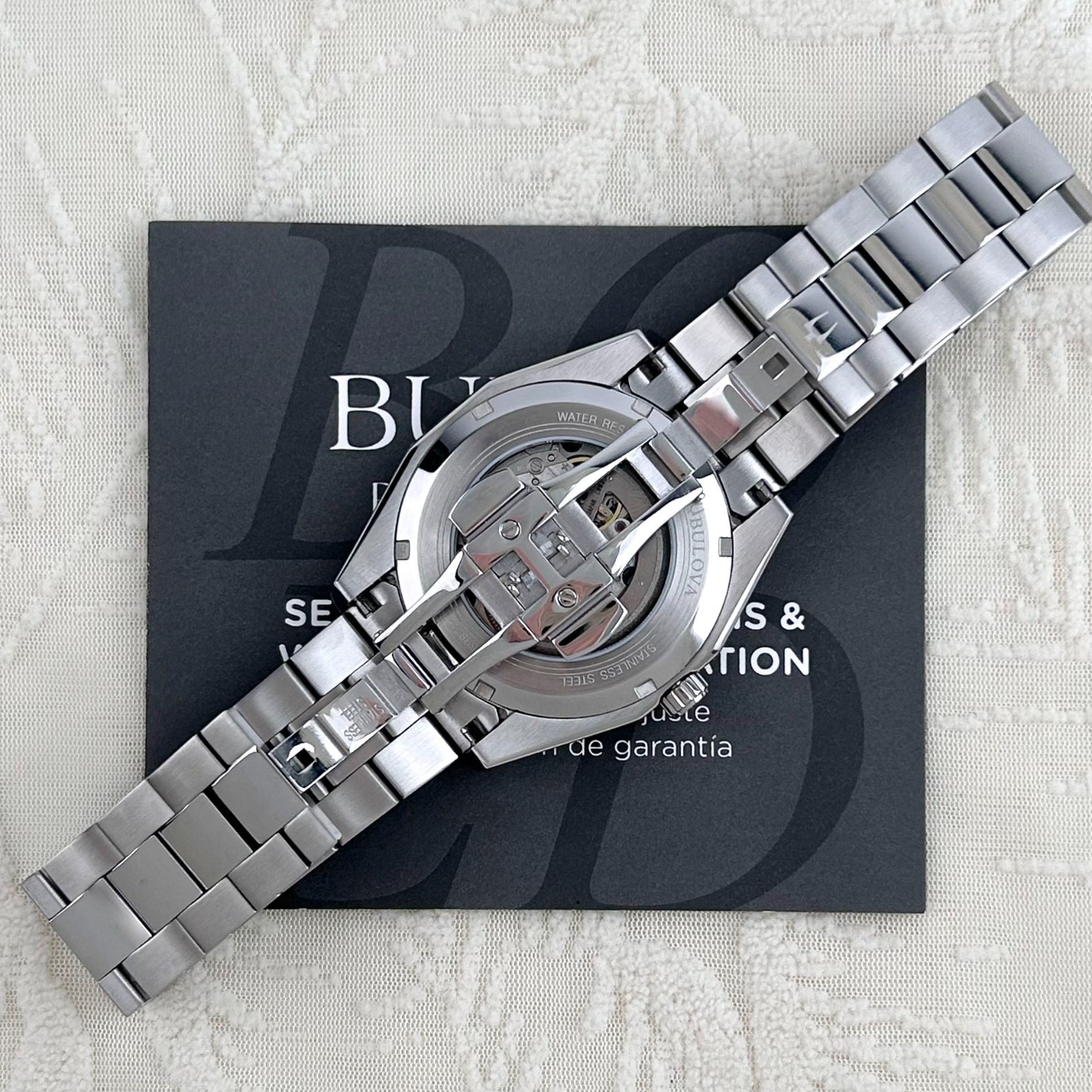 Bulova classic Surveyor 96A270 Black Dial Men’s Automatic Chronograph 42mm