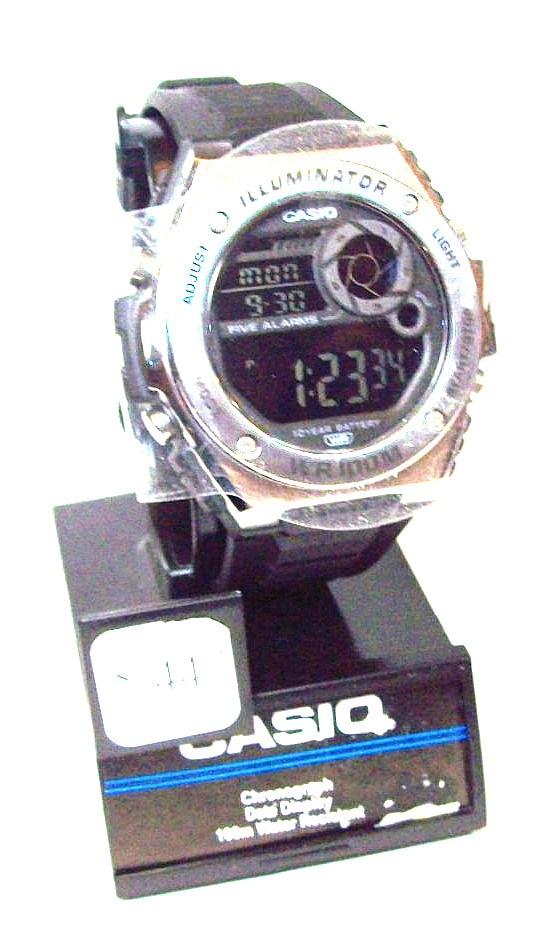 Casio Illuminator Mens Watch 5-Alarm Chronograph BRAND NEW w/ user Manual NICE
