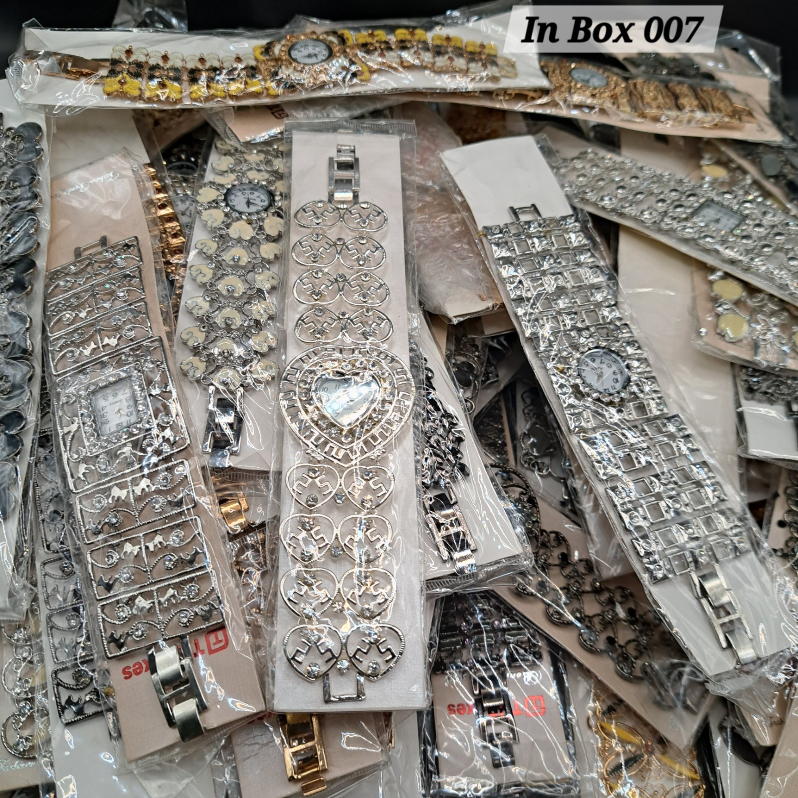 Box 007 Vintage Custom Jewelry Watches Lot