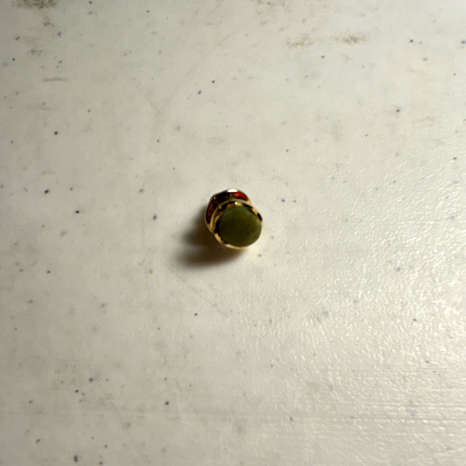 14 ct. Rolled Gold, Connemara Marble pin—Ireland