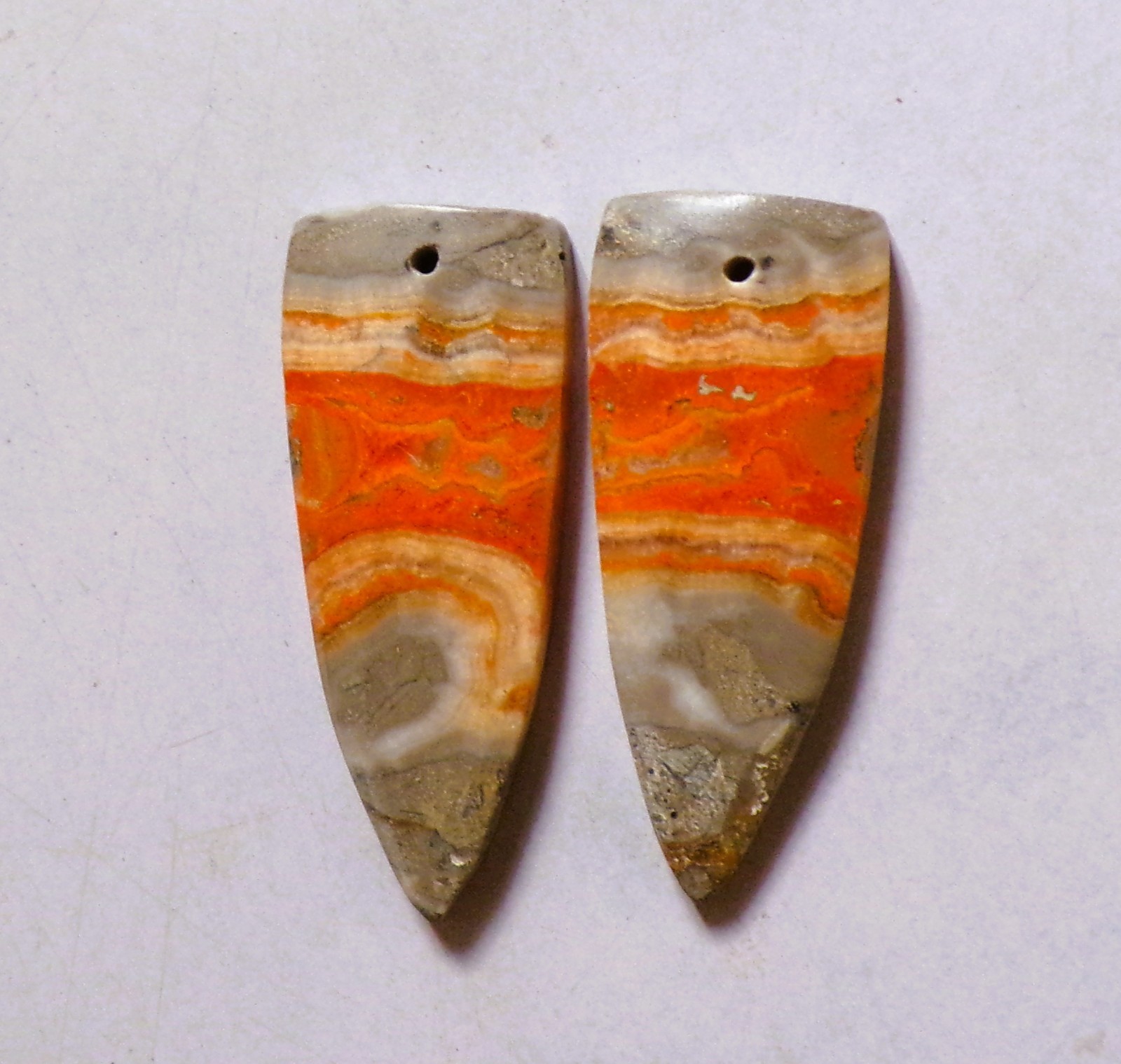 40.55 Cts Natural Bumble Bee Drilled Cabochon Match Pair Gemstone 37X15MM DE-50