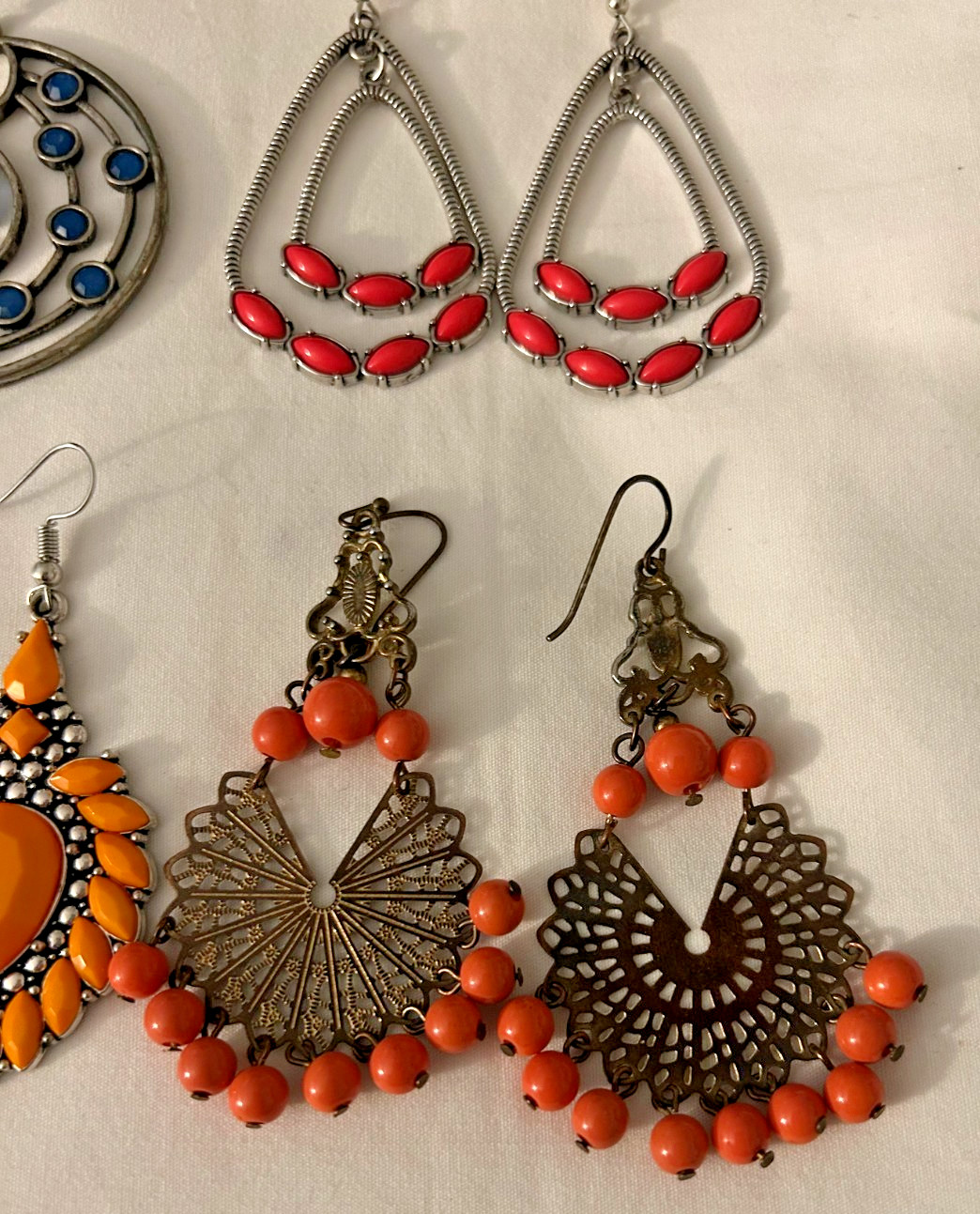 paparazzi Collection Various bohemian Style Dangle drop Multi-color 10 Earrings