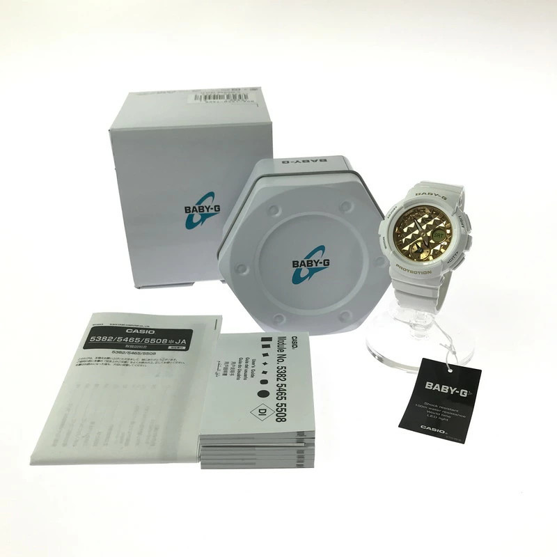 Ladies BABY G BGA 195M 7ADR Analog Digital Overseas Model Wristwatch 196 26062