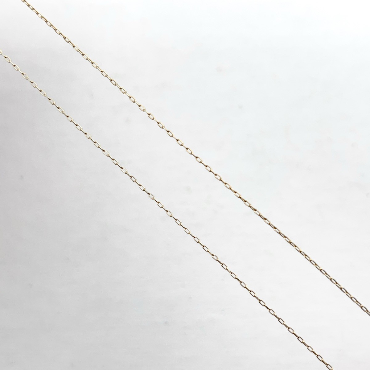 13k (14k Stamp) Yellow Gold Round & Barrel 3mm Hollow Gold Bead 15in Necklace