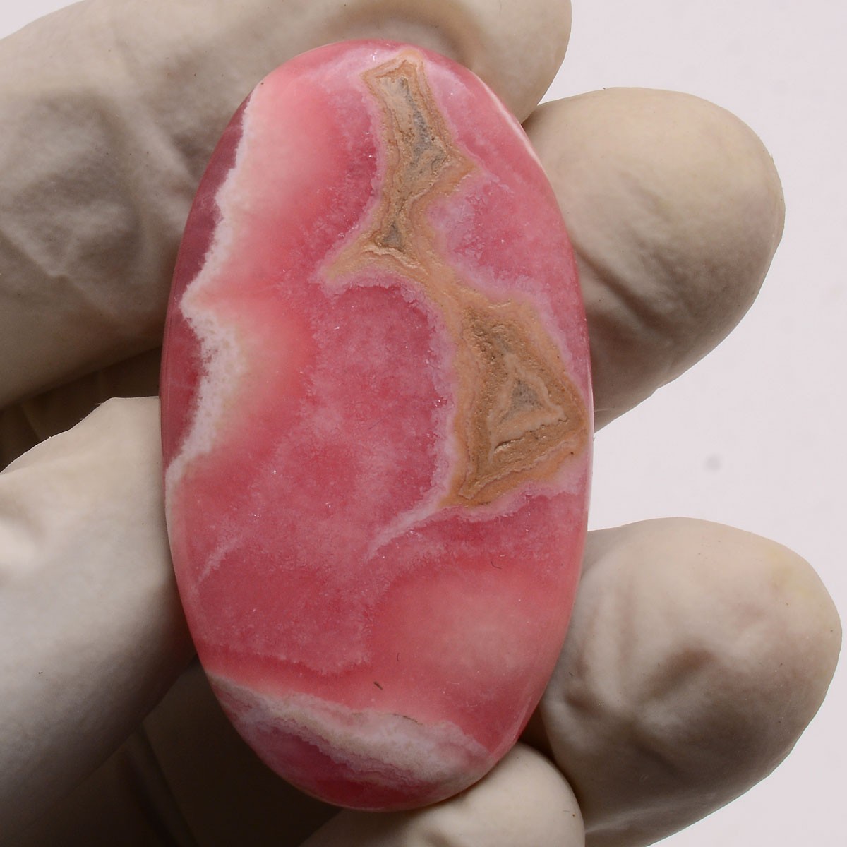 50.00 Cts Natural Desginer Rhodochrosite 42mmx24mm Oval Cabochon Loose Gemstone