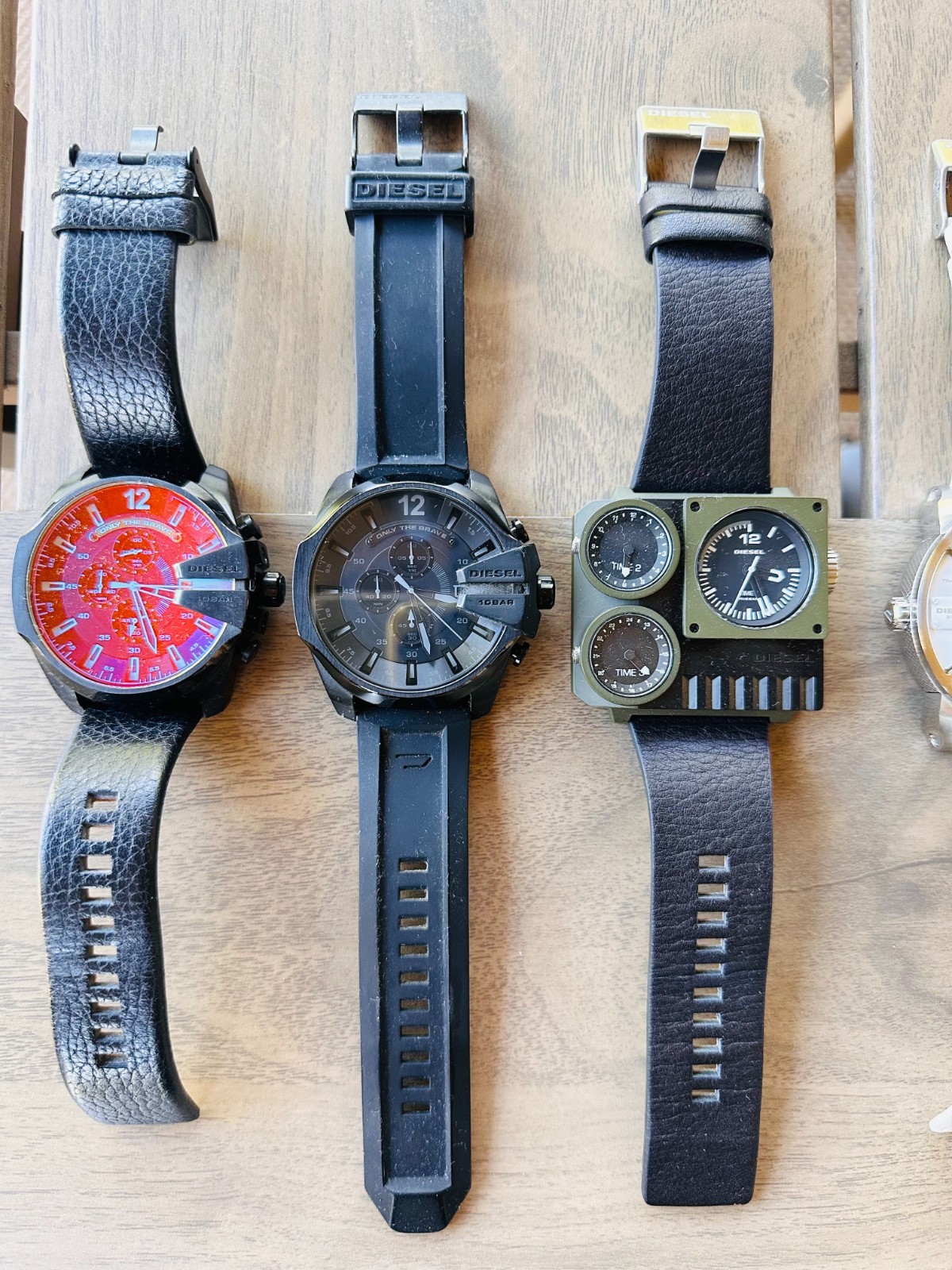 DIESEL Men’s Watch Collection – Limited Edition 10 WATCHES – PreOwned Excellent