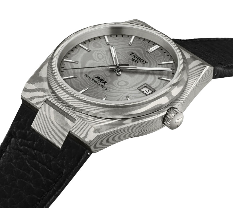 Tissot PRX Damascus Steel Grey Dial Automatic 38mm Men’s Watch T1378079608100