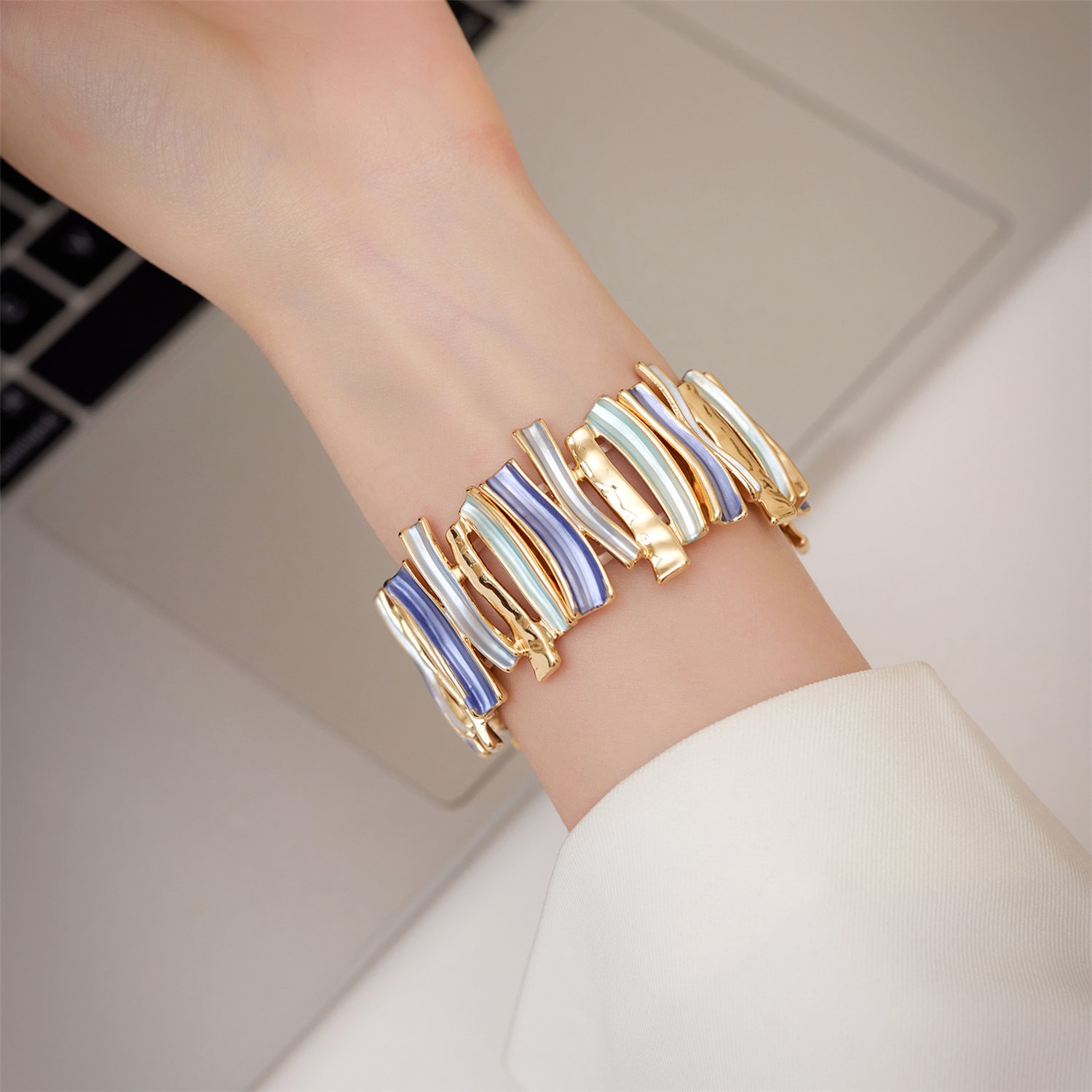 Jewelry Bangle Strap for Apple Watch Band 41 45 40 44 38 42 46mm 49mm Wristband