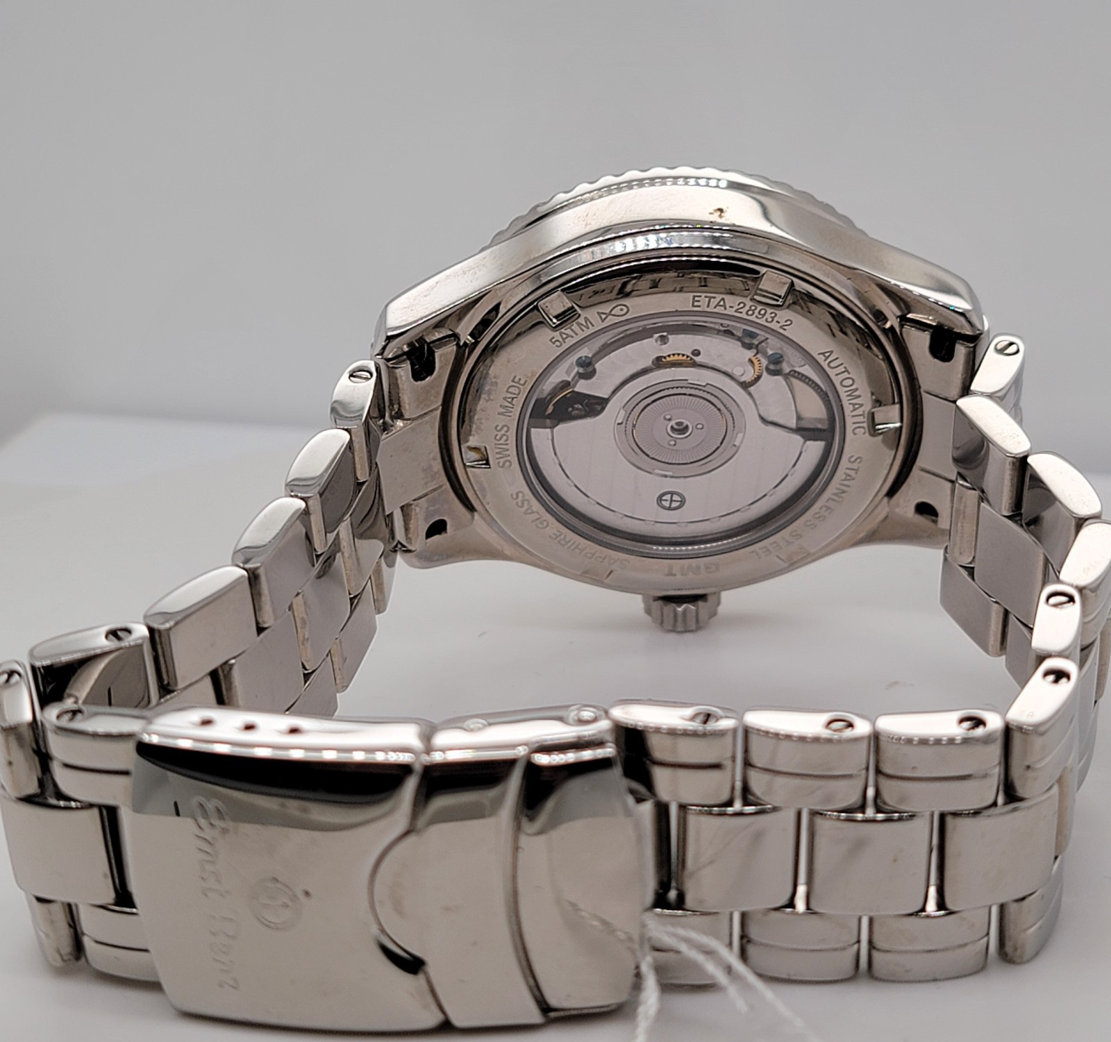Ernst Benz 40mm Swiss Automatic GMT Stainless Steel Men’s Watch