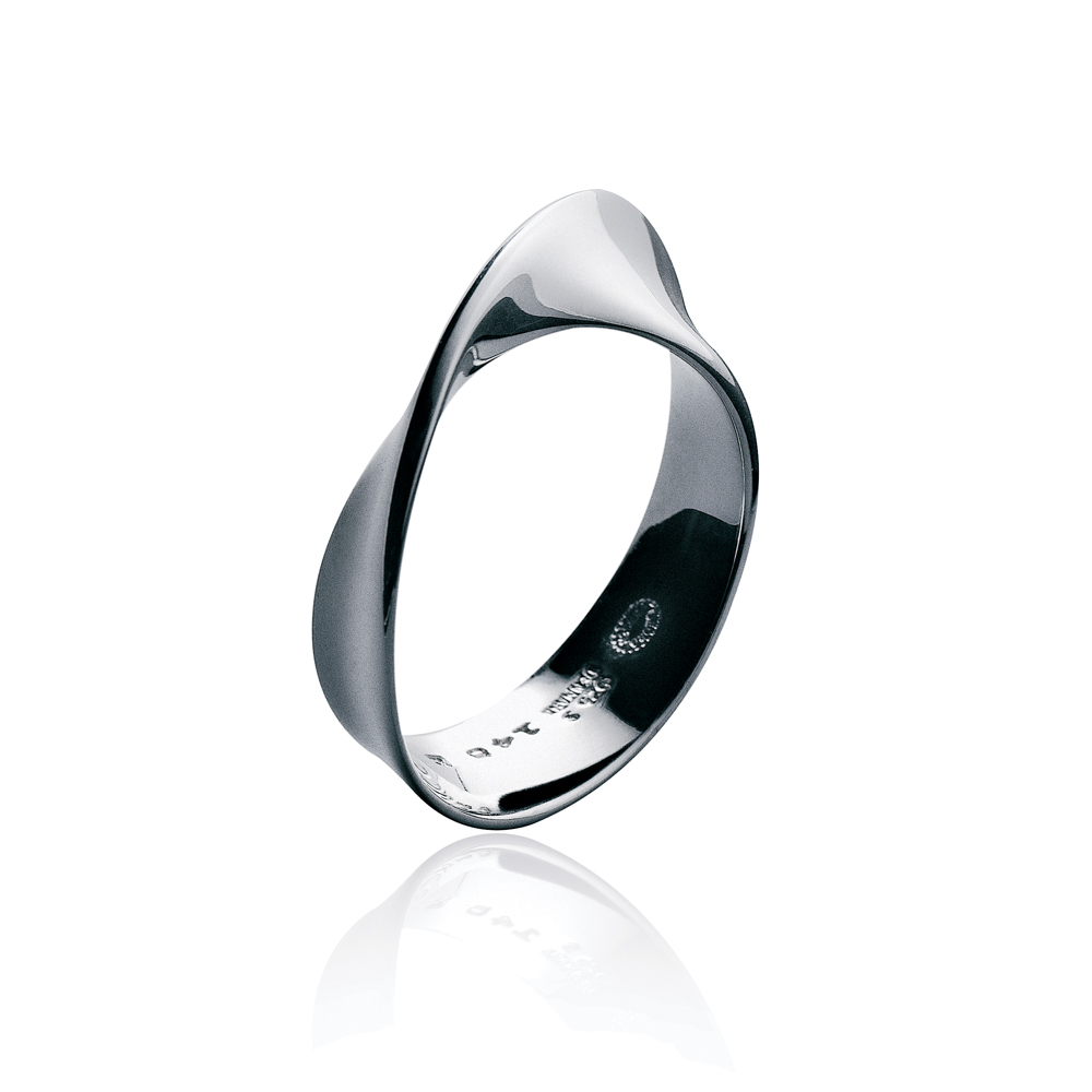 Georg Jensen Silver Ring # 148 B MOEBIUS