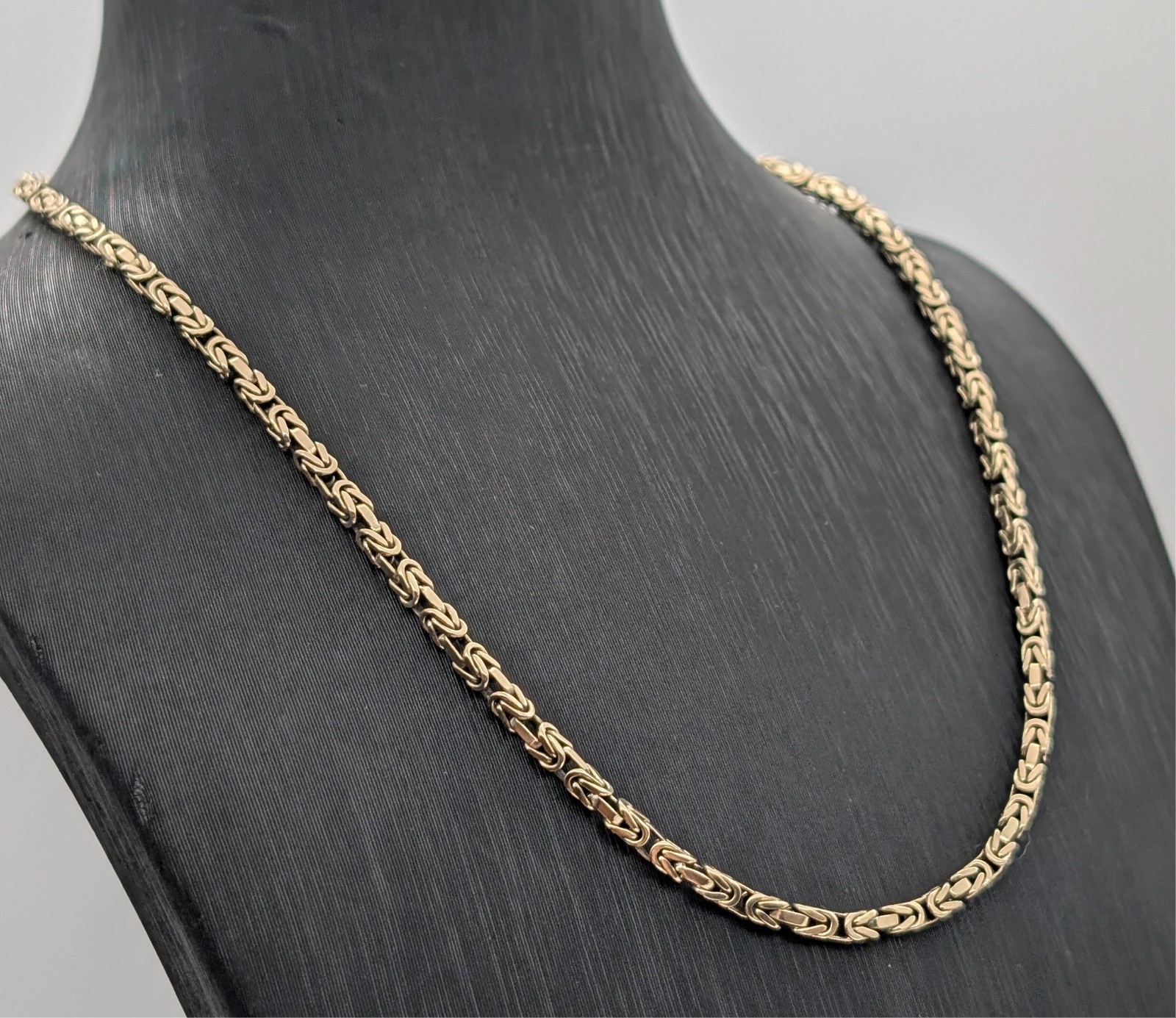 King Chain Yellow Gold Chain 585/14K – 26.40g – Necklace 46.50cm Link Chain N205
