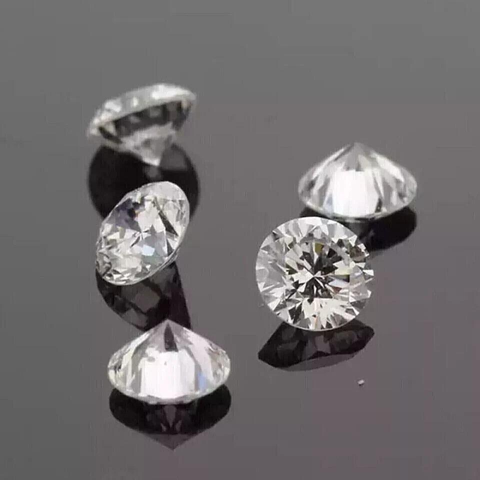 100 PCS Loose Lab Grown CVD Diamond 3.00 MM Round D Color, IF CLARITY Certified