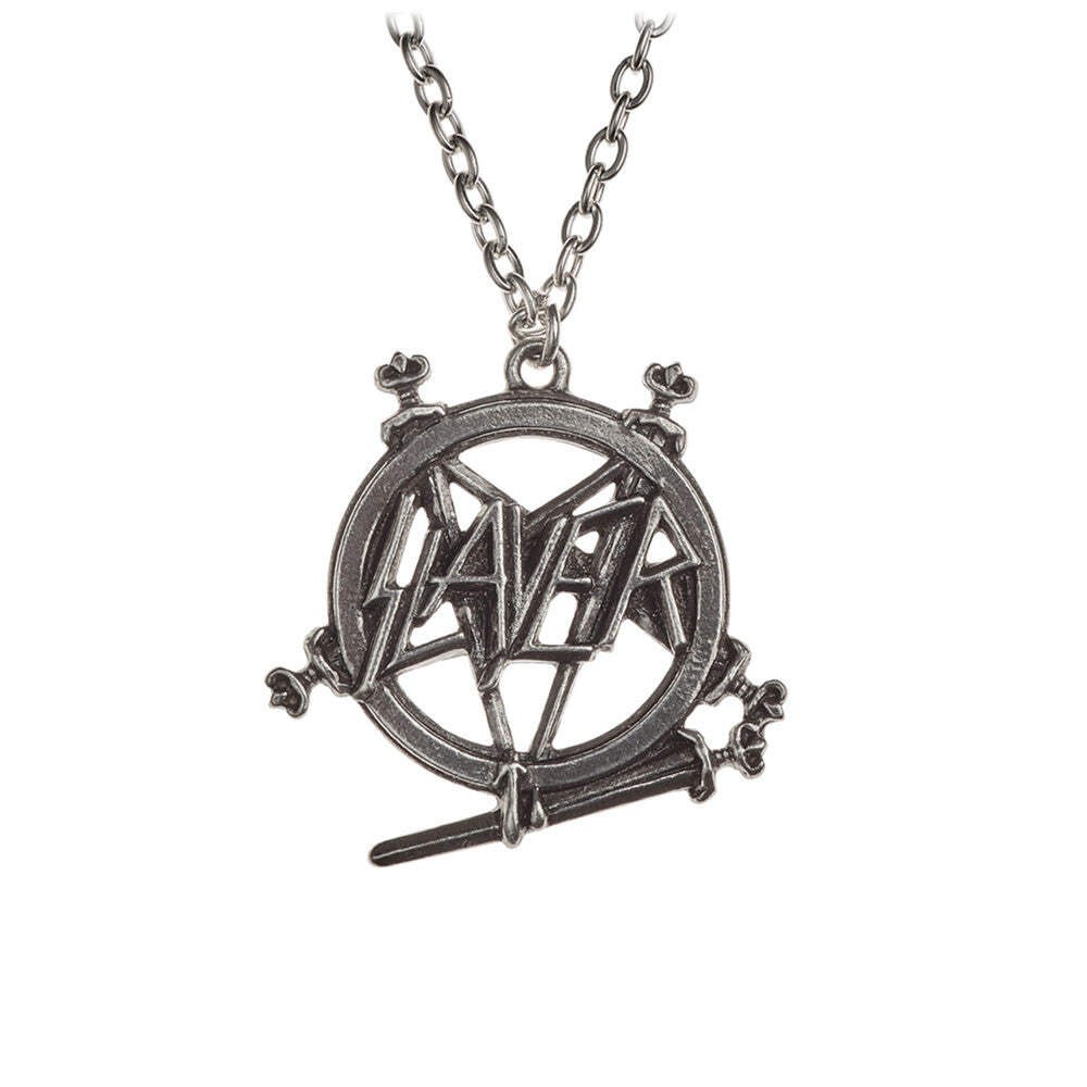 Alchemy of England Slayer Metal 80s Thrash Band Pendant Pewter Necklace PP508