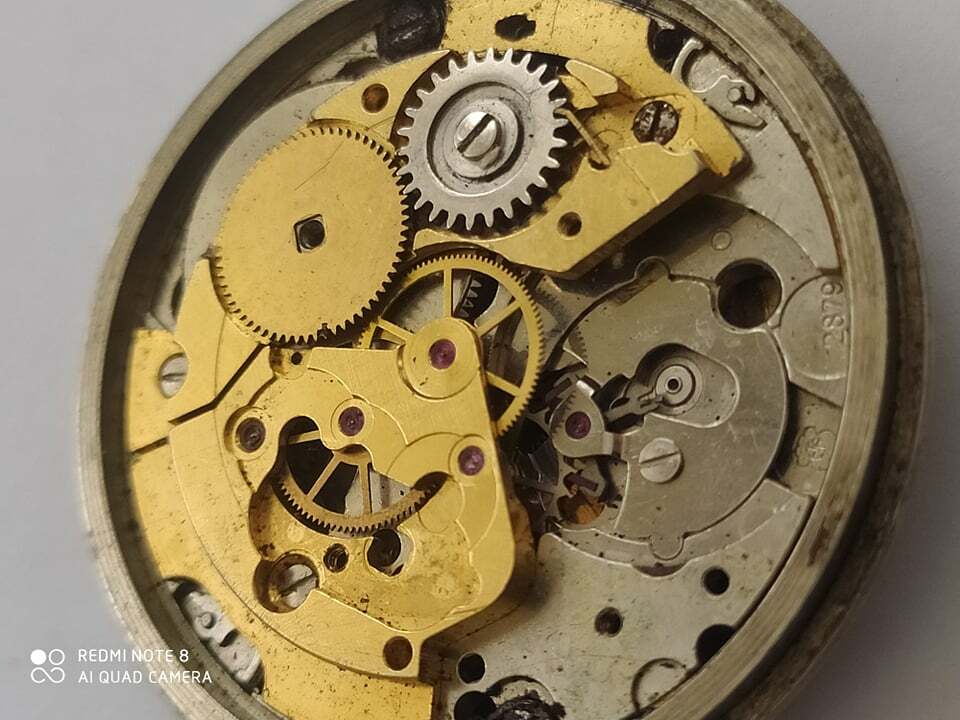 ETA 2879 Movement -automatic incomplete- original – for parts