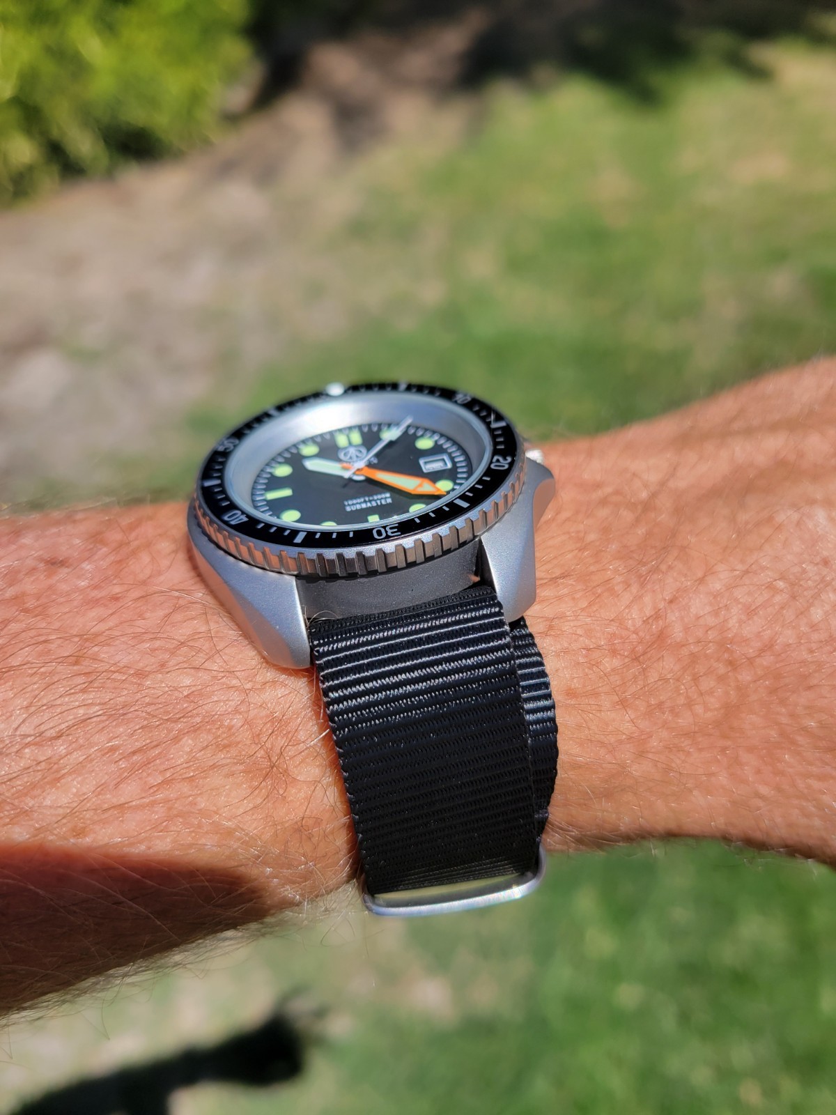 Cooper Submaster Men’s Divers Watch Quartz Military SAS 300m WR NATO USA Seller