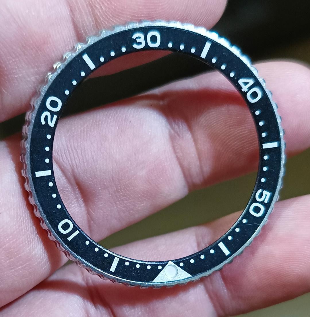 SEIKO SCUBAPRO ORIG BEZEL MATTE INSERT 6306-7000 6306-7001 6309-7040 6309-7049