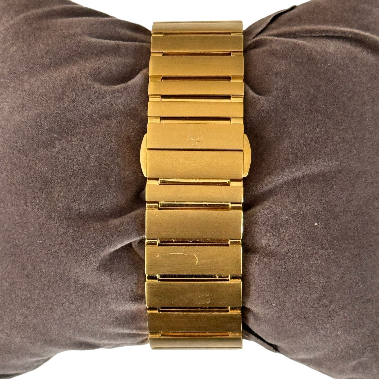 Bulova Curv Black Dial Men’s Watch – 97A144 Gold Tone Stainless