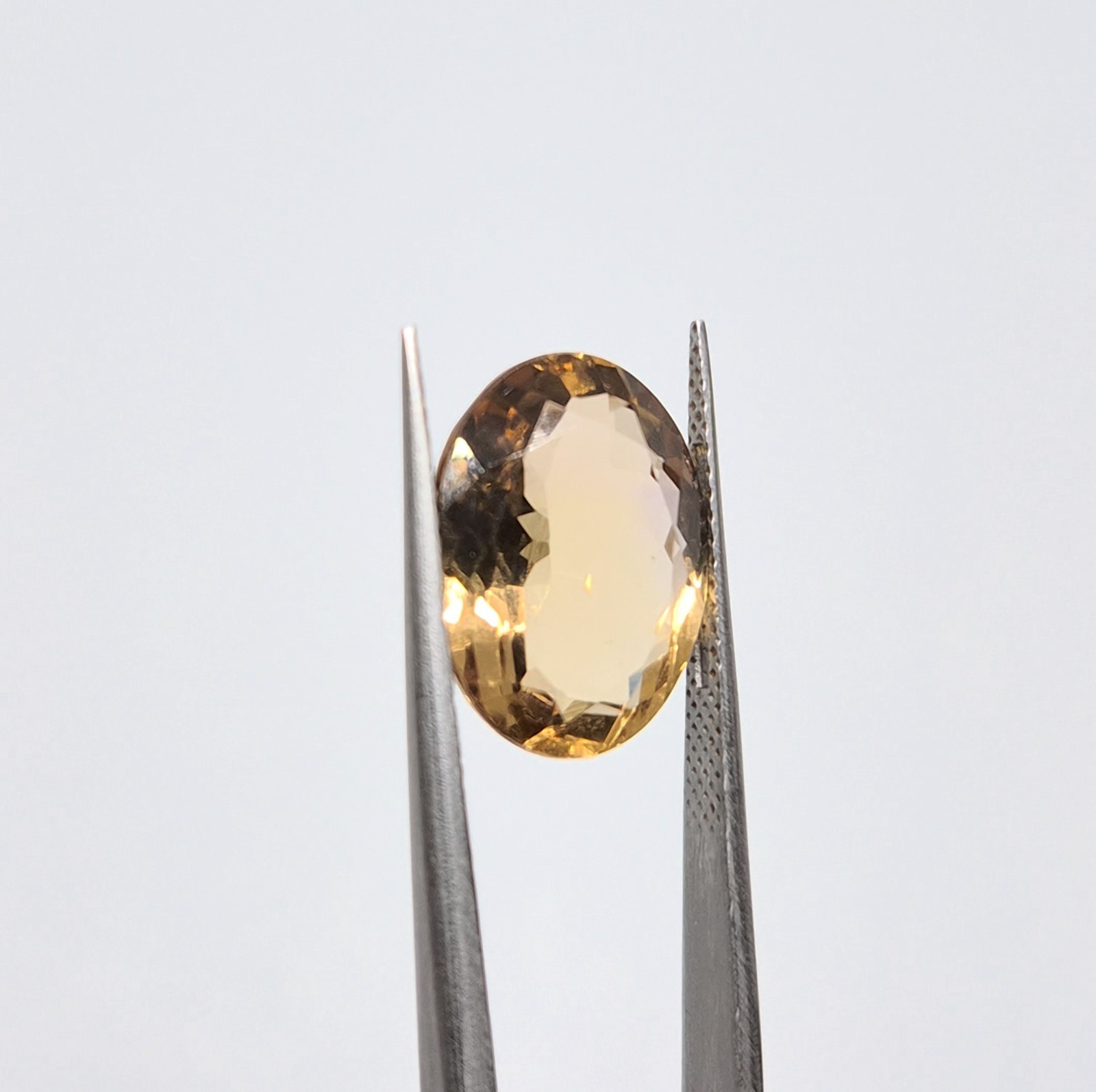 8.60ct Natural Imperial Topaz Loose Gemstone Oval Cut For Making Jewellery