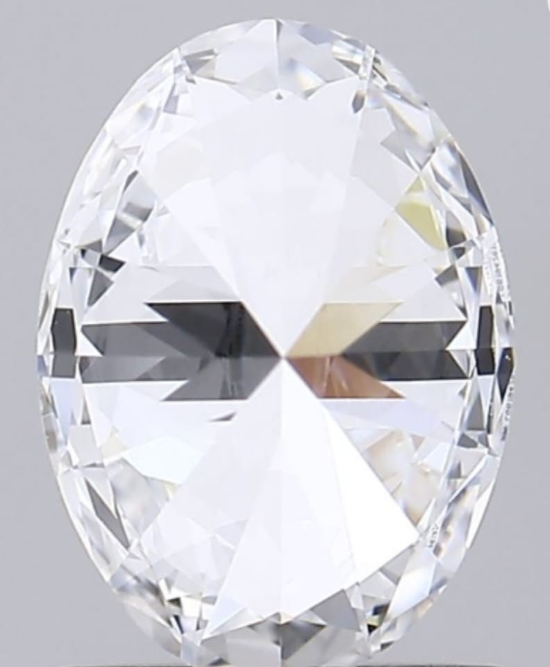 0.6 Ct Oval Cut IGI Certified Lab Grown CVD Diamond D Color VS1 Clarity Stone