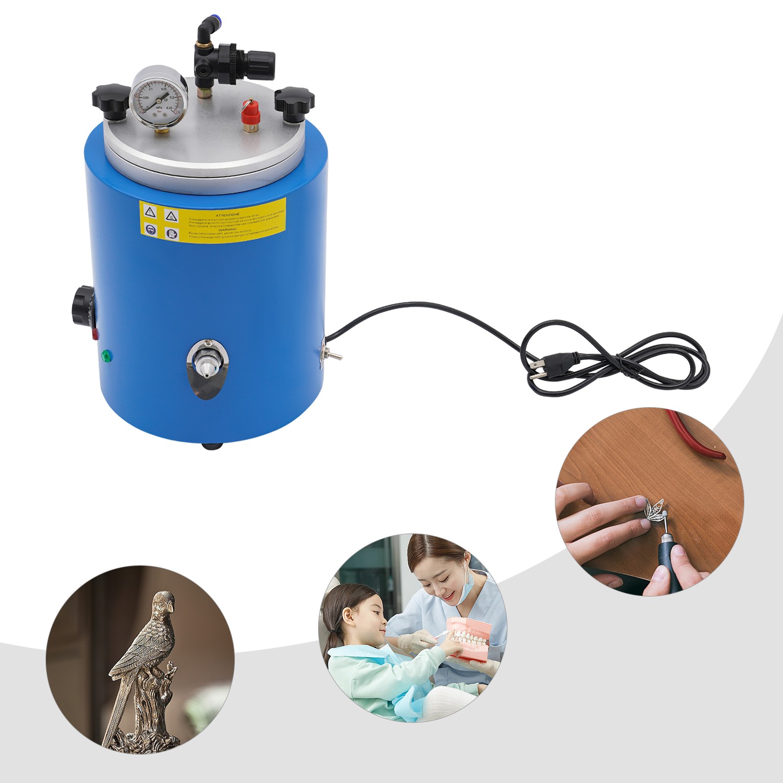 350W Wax Injector Wax molding machine Wax Casting Machine Jewelry Tool Round