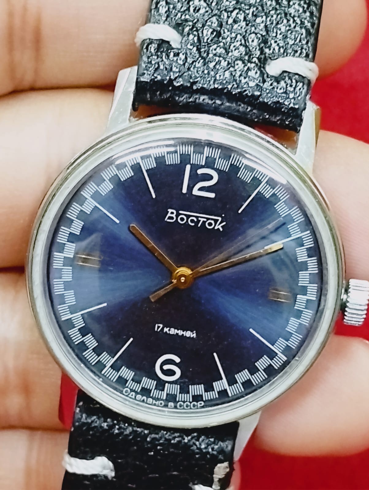 Soviet Wrist Watch Bostok Vostok USSR 17 Jewels Vintage Men’s Watch 046 rare