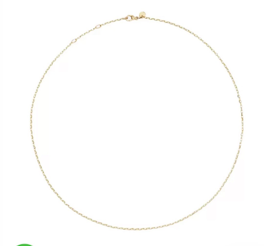 Dodo Pomellato Collana Essential Oro Giallo/ Yellow Gold Necklace 46cm