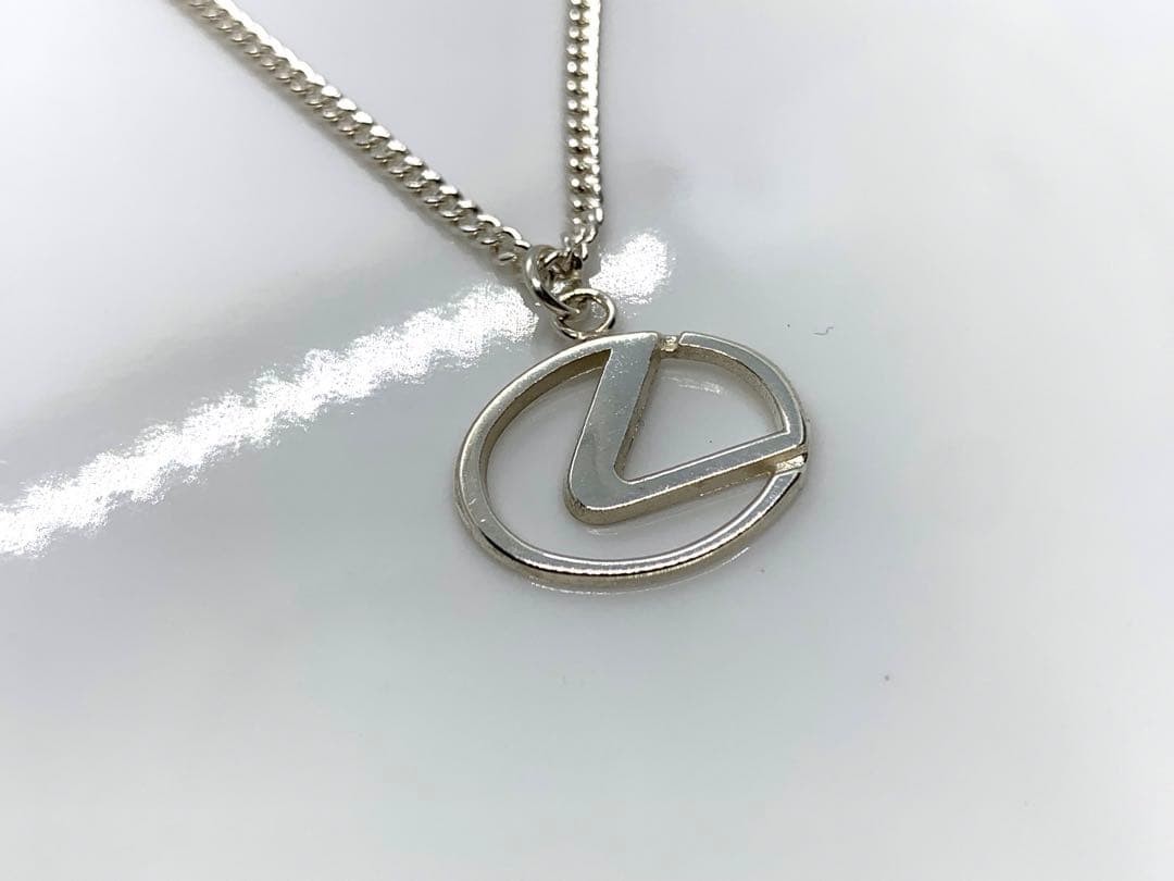 Tiffany & Co x Lexus Collaboration Emblem Silver 925 Necklace Top Charm Rare