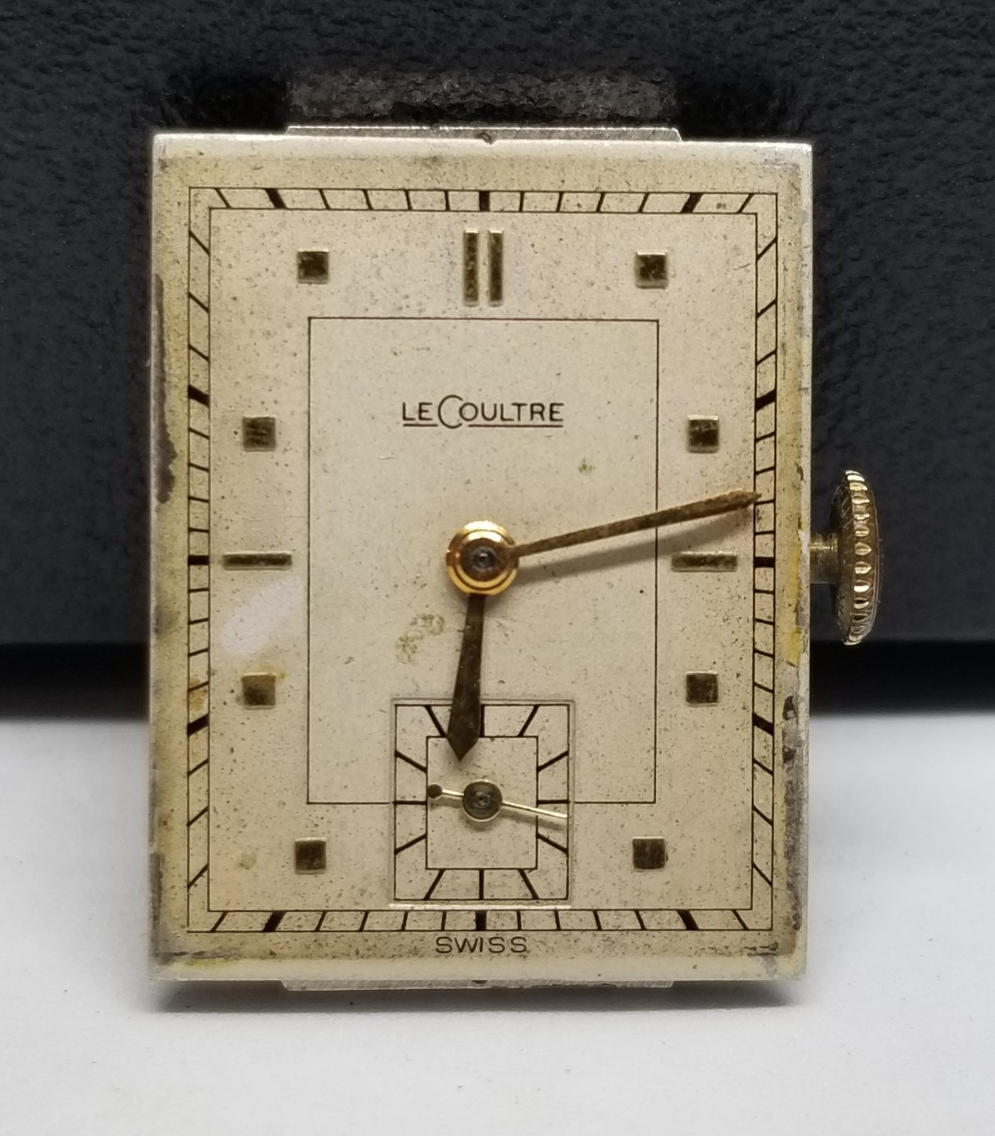 FARW410 Swiss 10K G.F. Le Coultre Tank Wrist Watch, 11LO Mvmt, 17 J, Working.