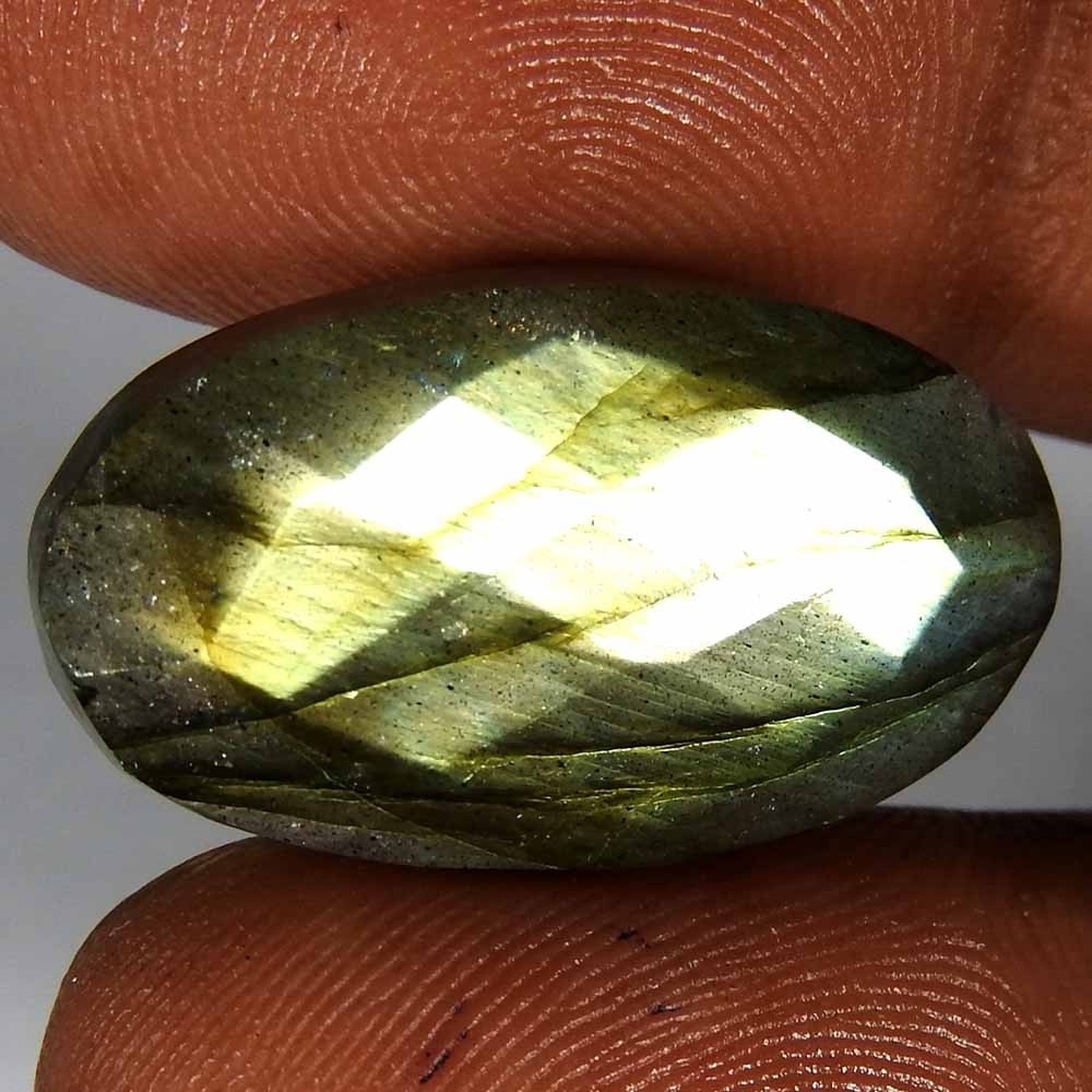 20.05 Ct Natural Blue Cut Power Labradorite Oval Cab+ Loose Gemstone