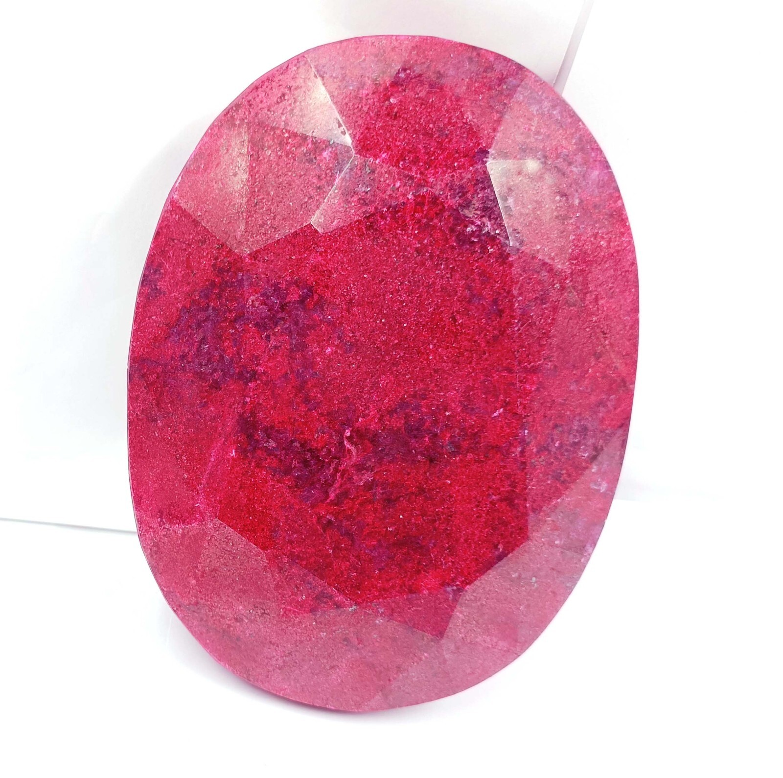 10000.00 Ct/2 Kg Natural Africa Red Ruby Oval Cut Certified Gemstone NMO