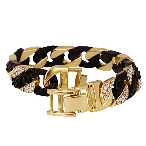 Charles Raymond Mens Womens CZ Miami Cuban Link Hip Hop Bracelet.
