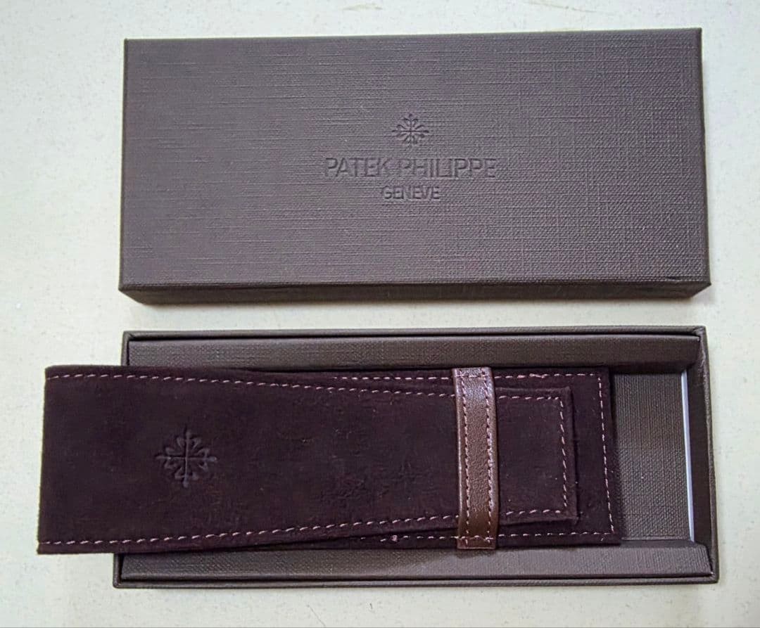 Patek Philippe Alcantara Leather Pen Case With Box ()