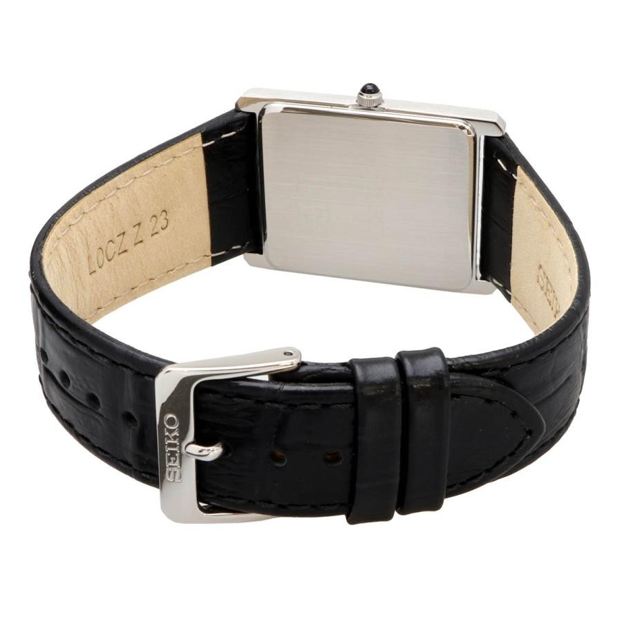SEIKO SWR049 Men’s Quartz Dress Watch Silver White Dial Casual Business