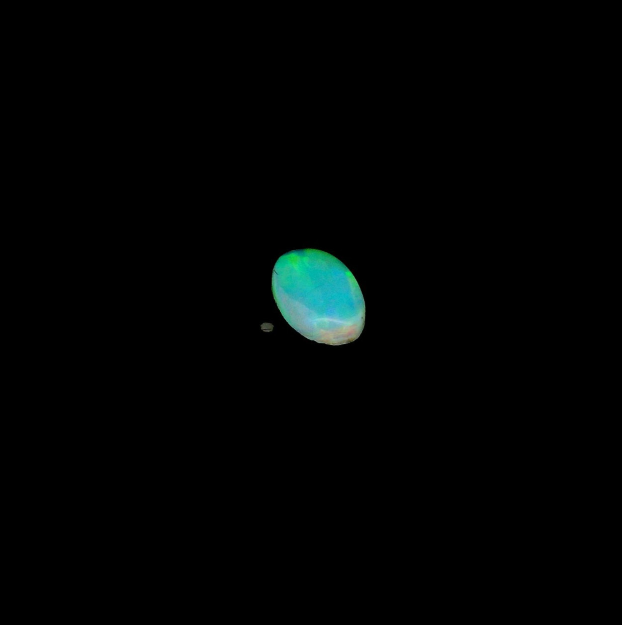 0.11ct Oval Shape Blue Green Multi-Color Opal 5 x 3 mm